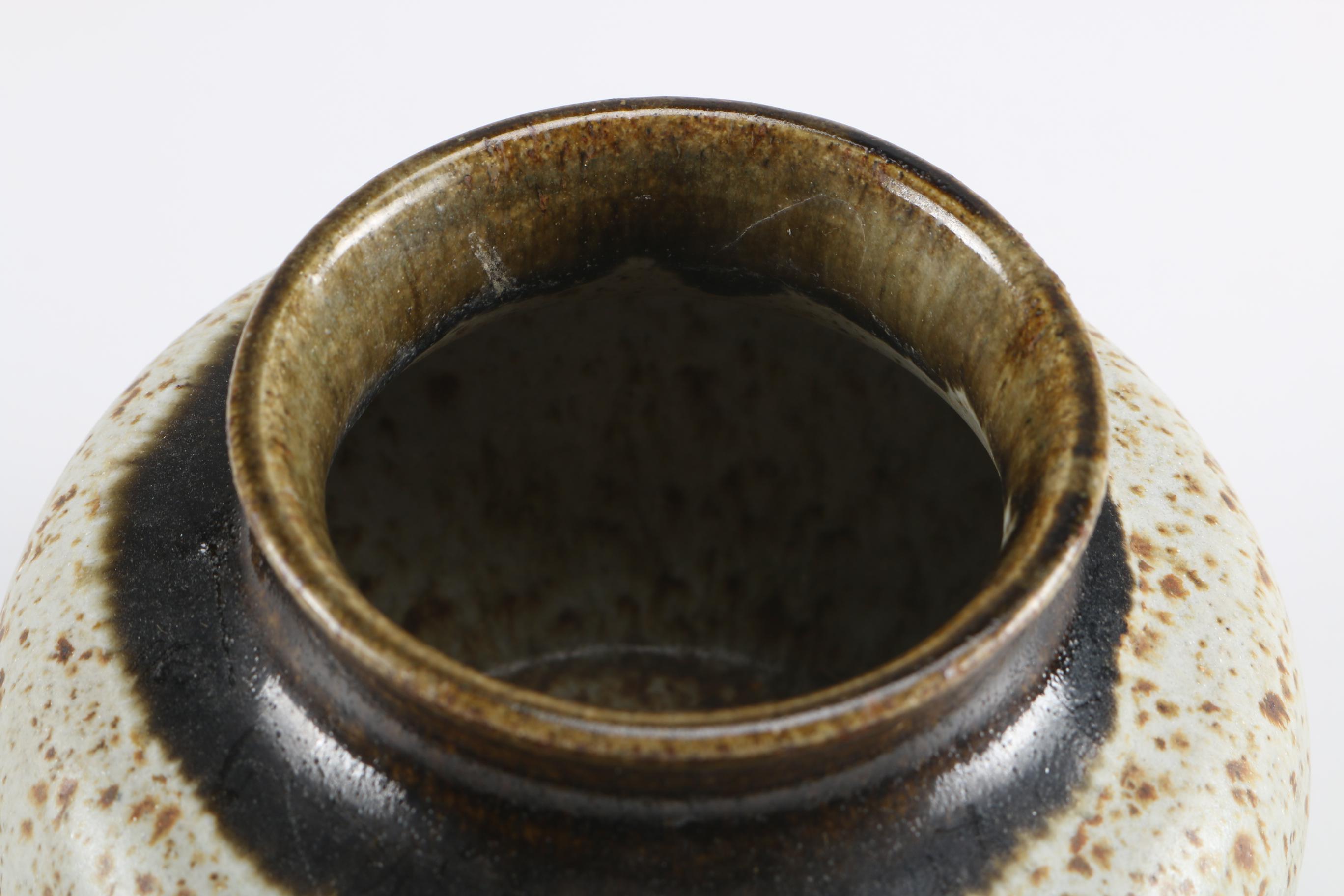 Stamped Earthenware Vase