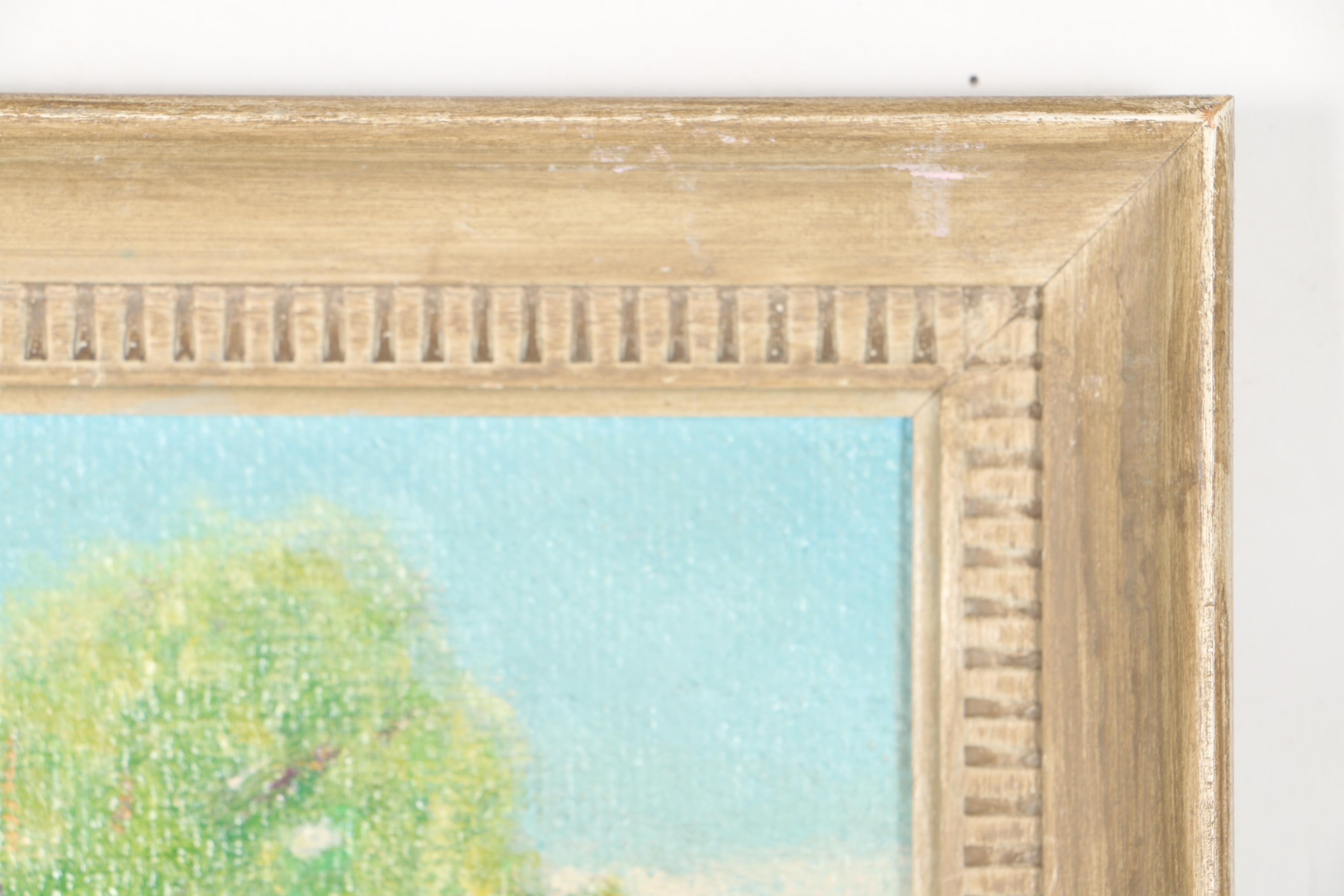 A.J Steiner Oil Paintings of Farm Landscapes