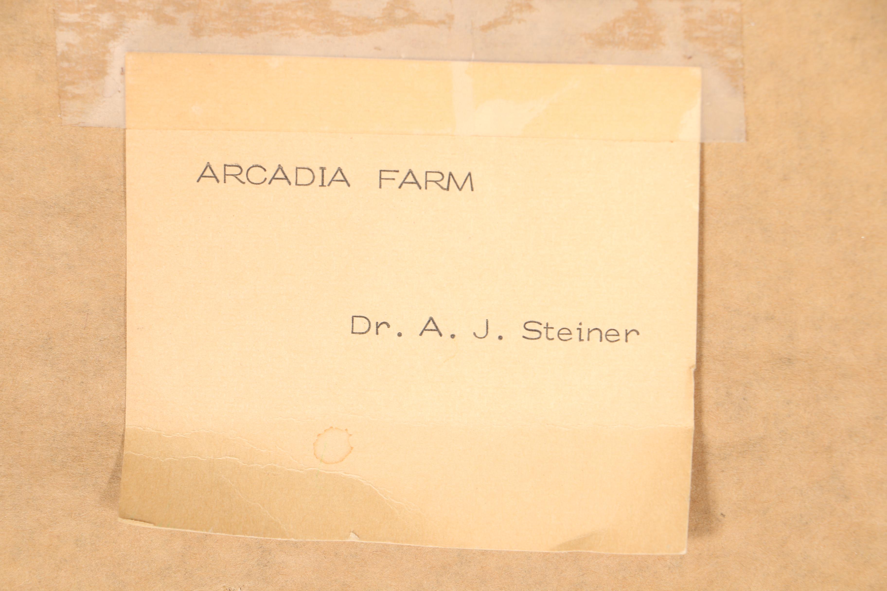 A.J Steiner Oil Paintings of Farm Landscapes