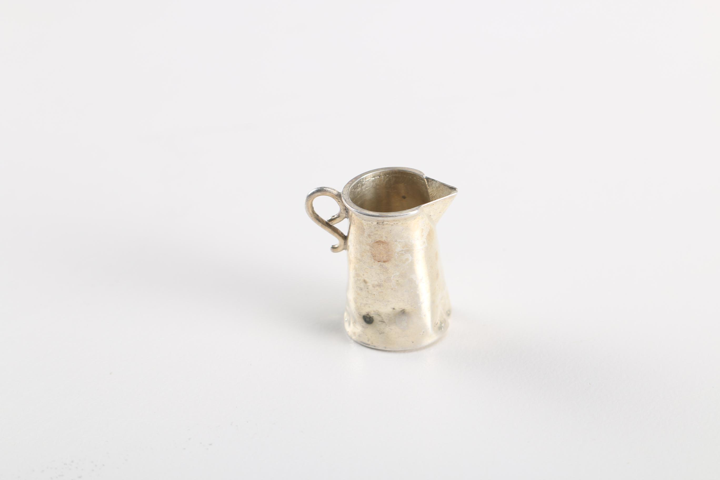 Miniature Sterling Silver Pitcher and Mug Set