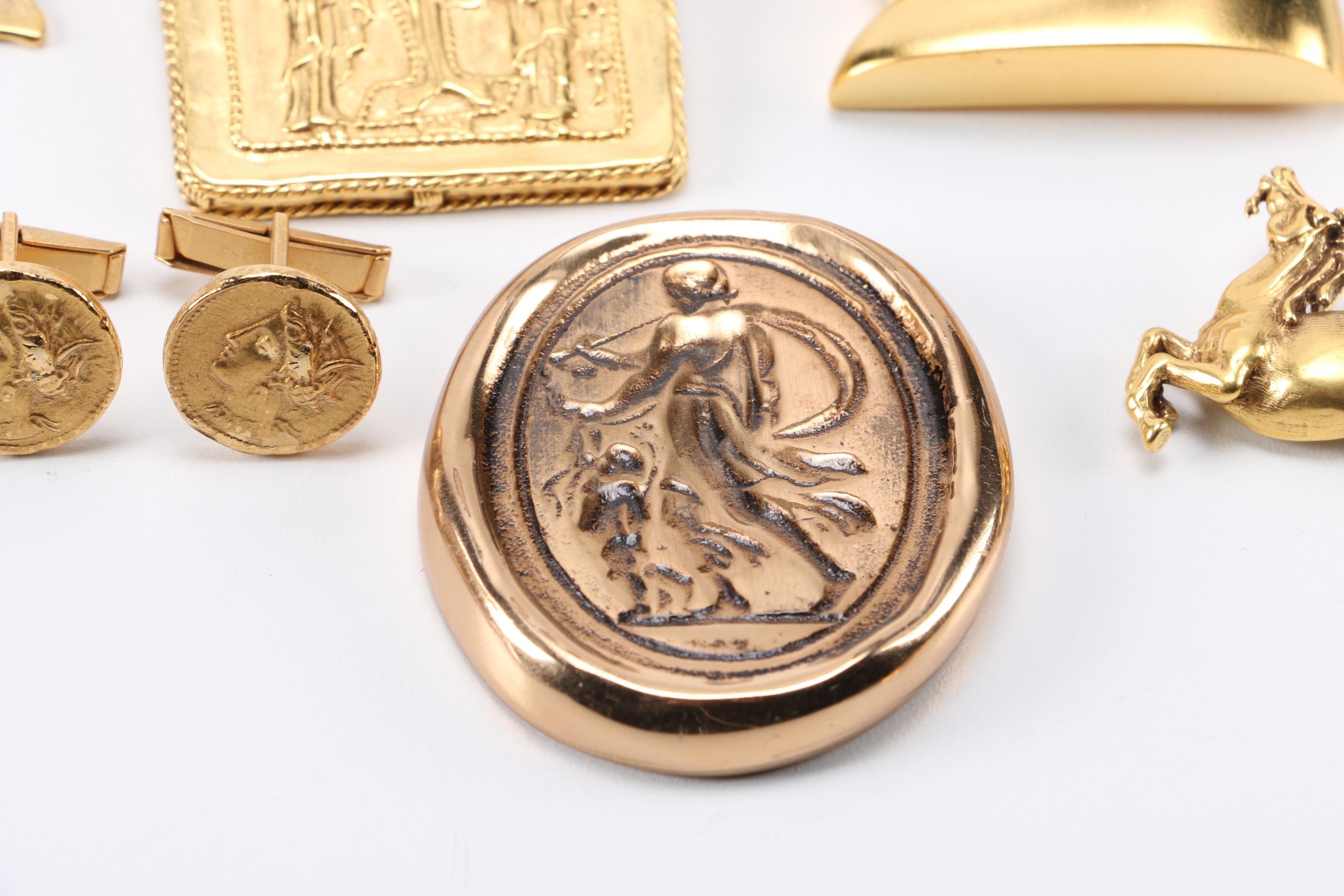 Metropolitan Museum of Art Gold Tone Jewelry and More