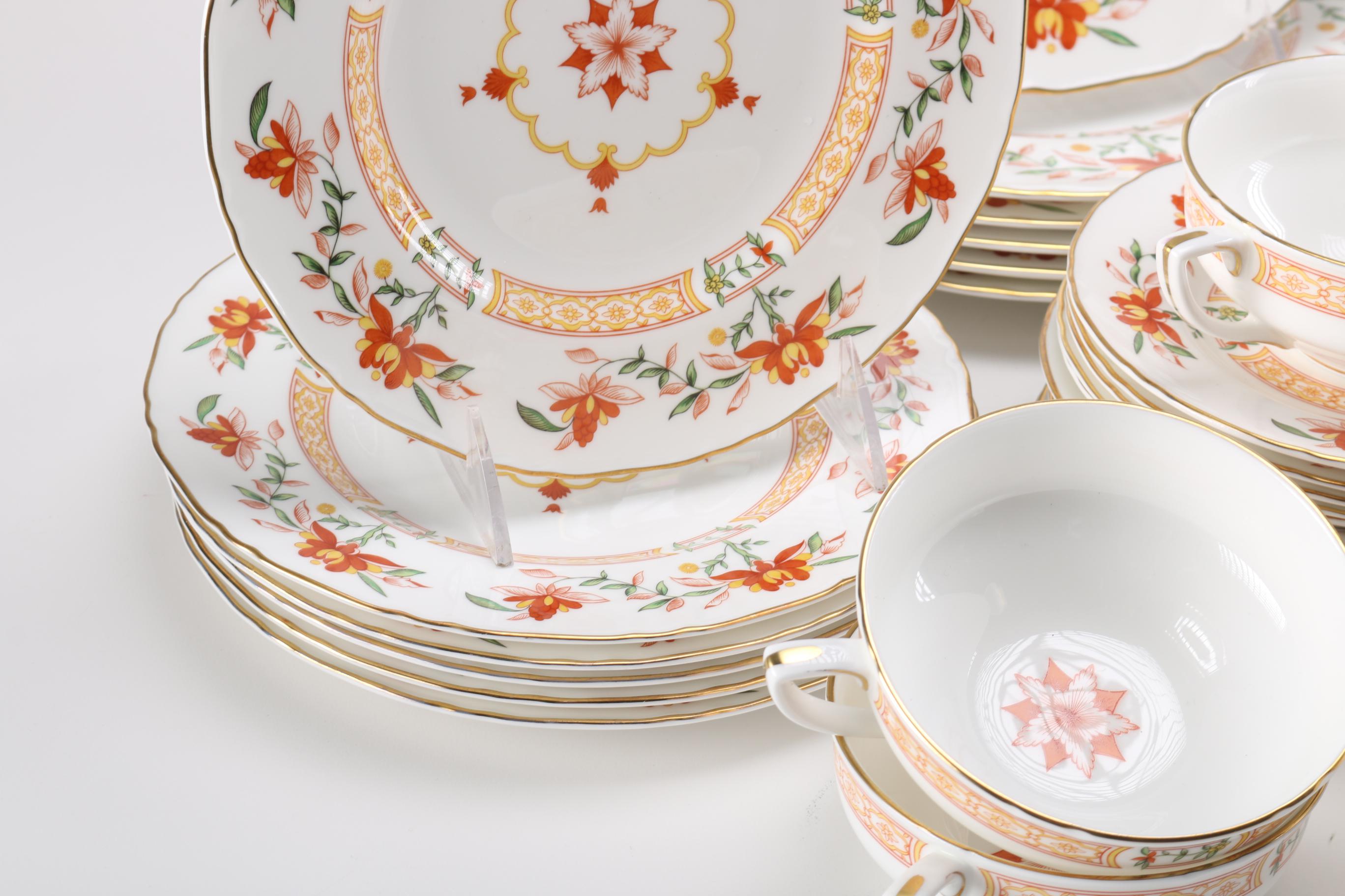 Royal Worchester "Chamberlain" Dining Set