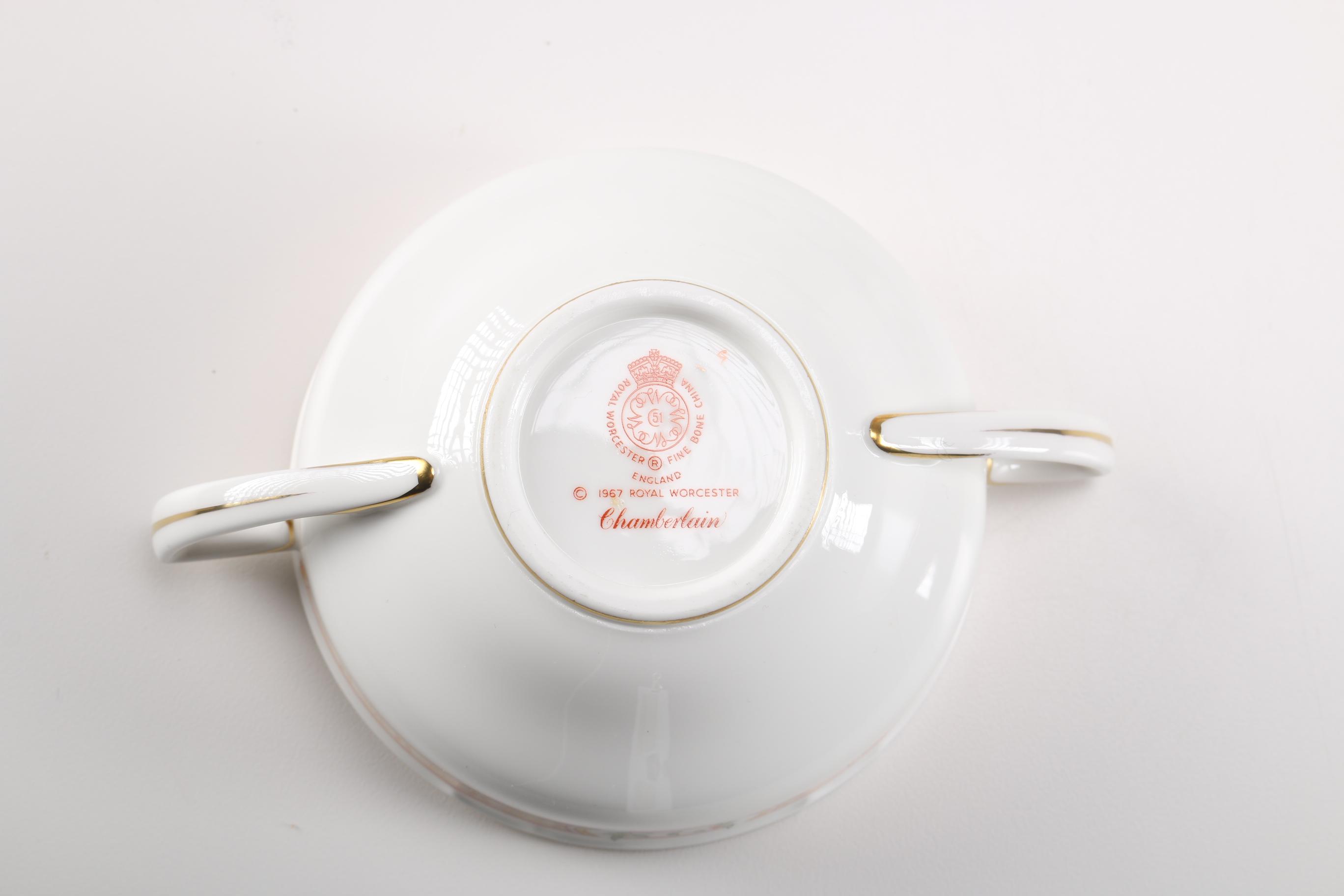 Royal Worchester "Chamberlain" Dining Set