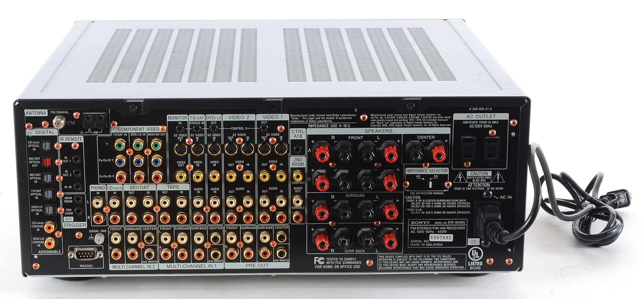 Sony DA4ES Stereo Receiver