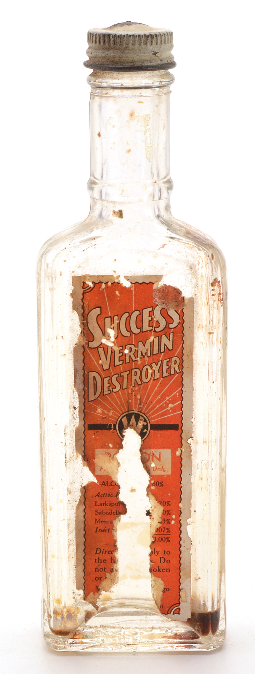 Five Vintage Medicine Bottles with Labels