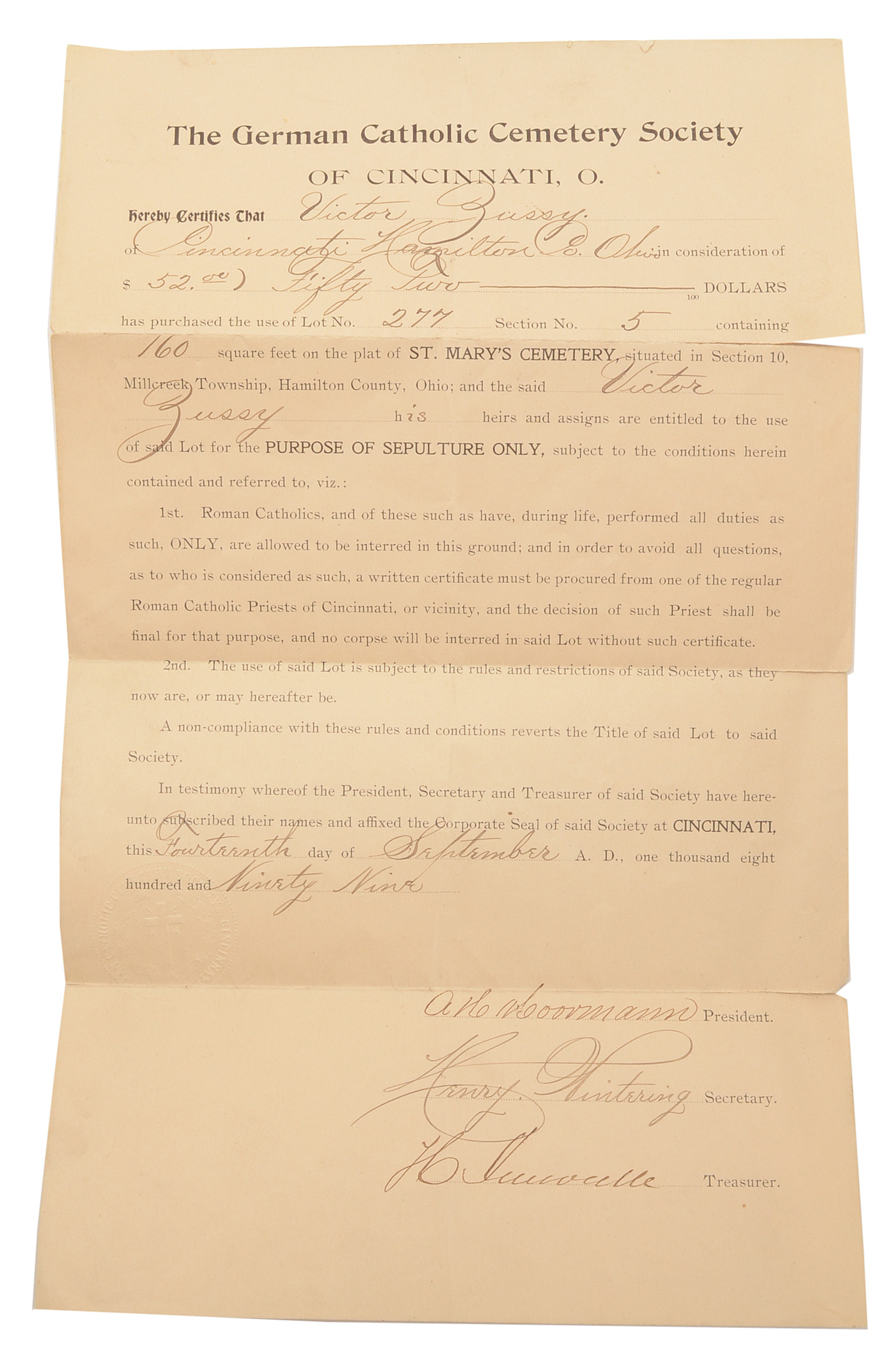 Collectible Funeral Ephemera