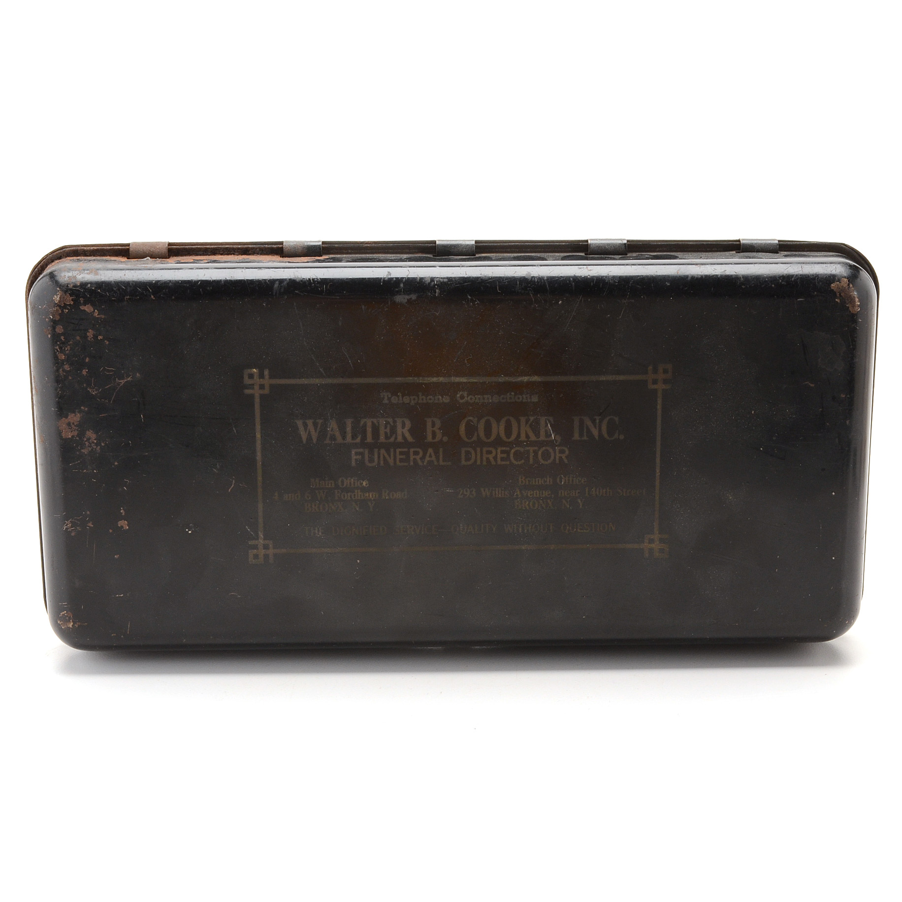 Metal Funeral Director Box