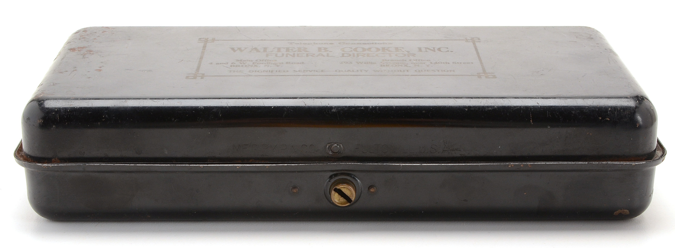 Metal Funeral Director Box