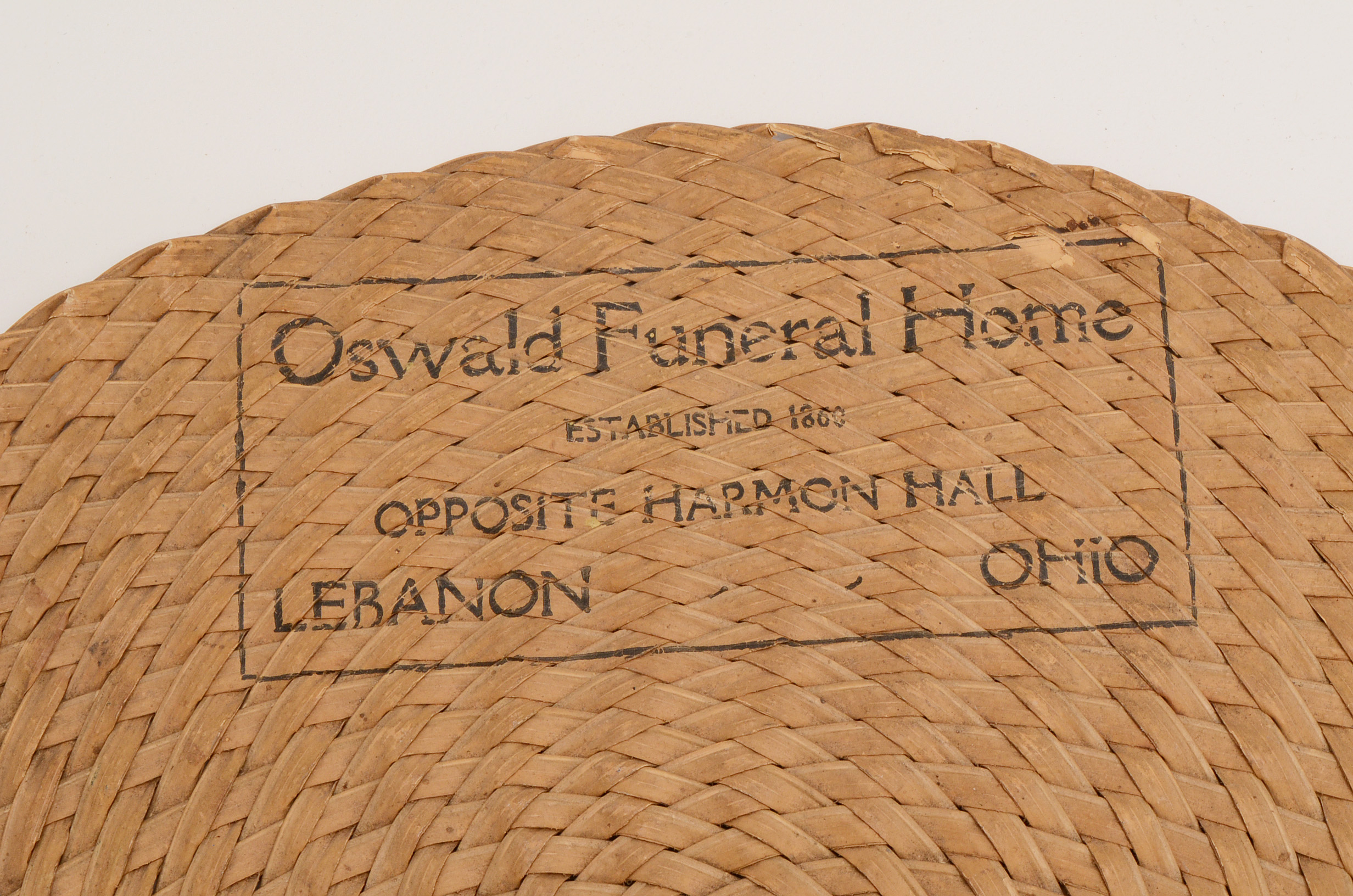 Collection of Funeral Home Promotional Material Incl. Straw Fans