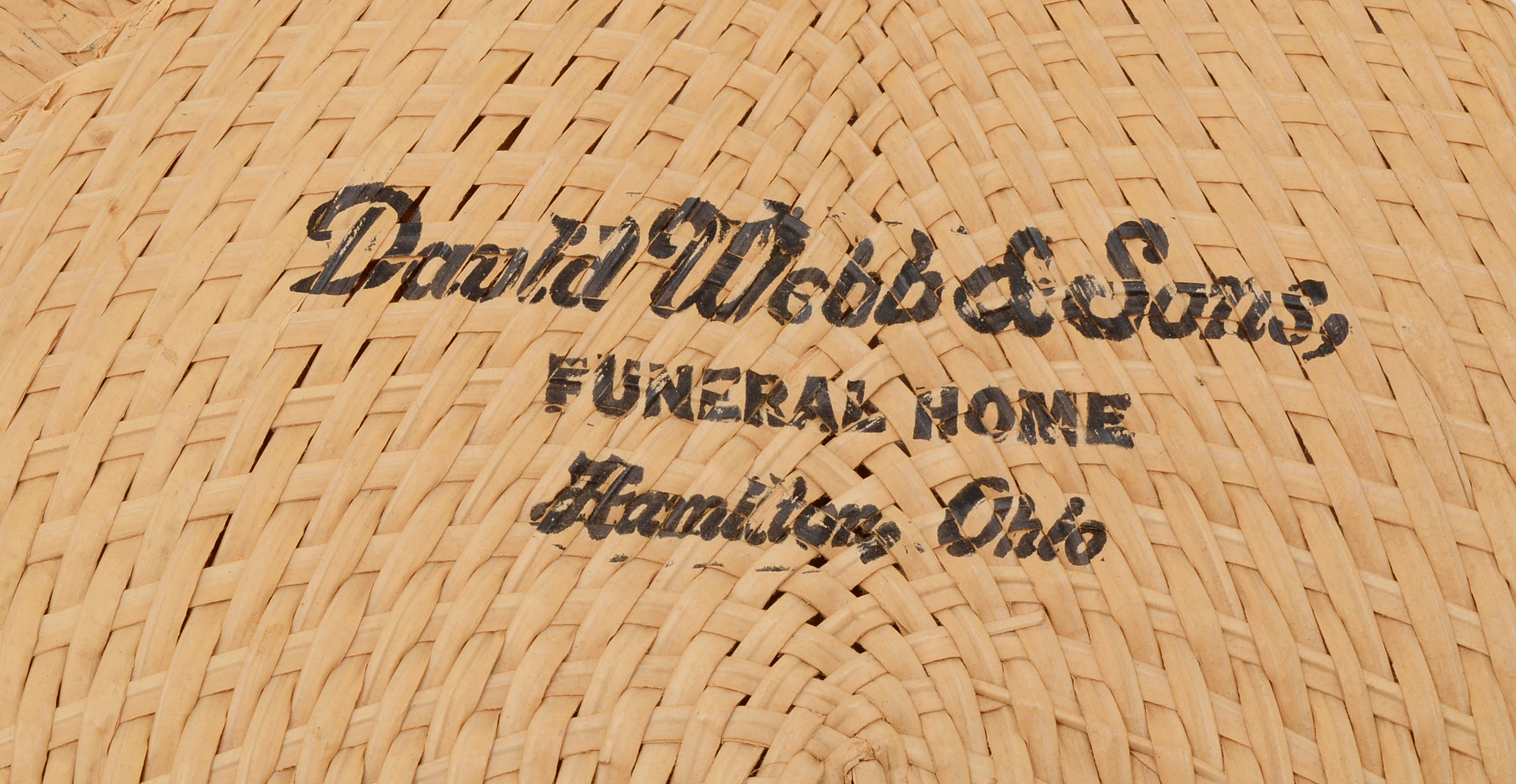 Collection of Funeral Home Promotional Material Incl. Straw Fans