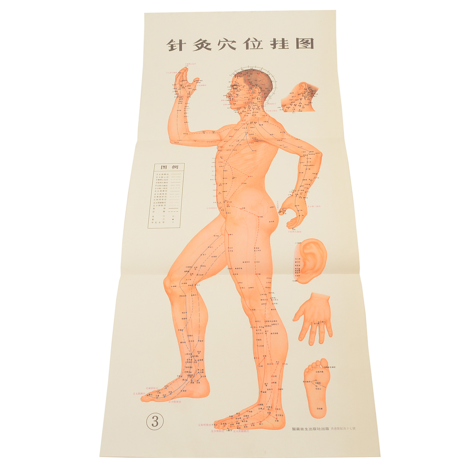 Vintage Chinese Acupuncture Chart