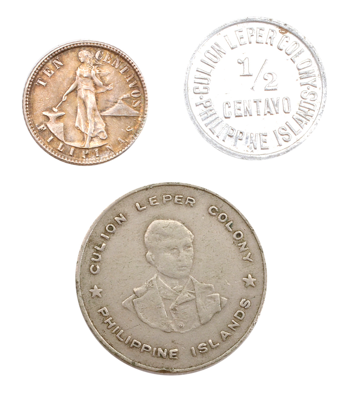 Leprosy Memorabilia Incl. Leper Colony Coins, Pete the Pig Bank