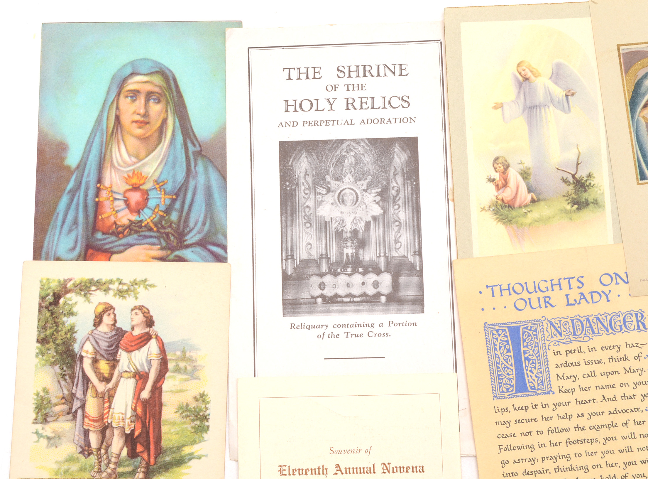 Collection of Vintage Prayer Cards