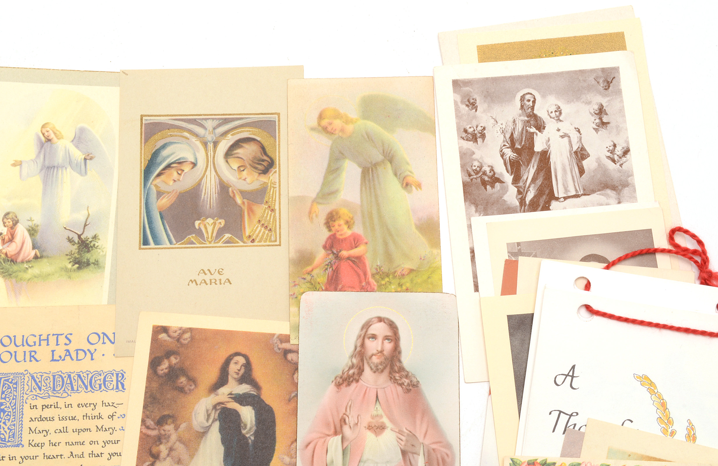 Collection of Vintage Prayer Cards
