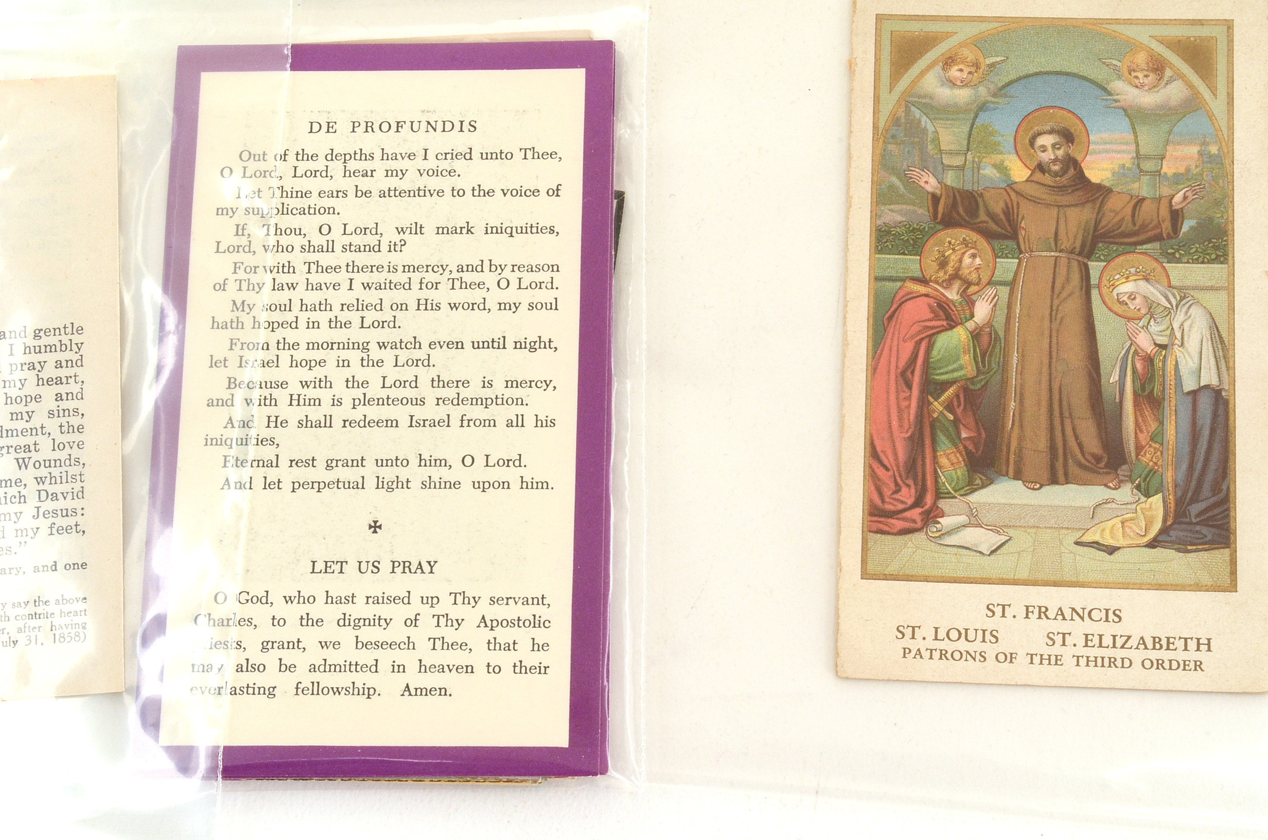 Collection of Vintage Catholic Prayer and Memorial Cards