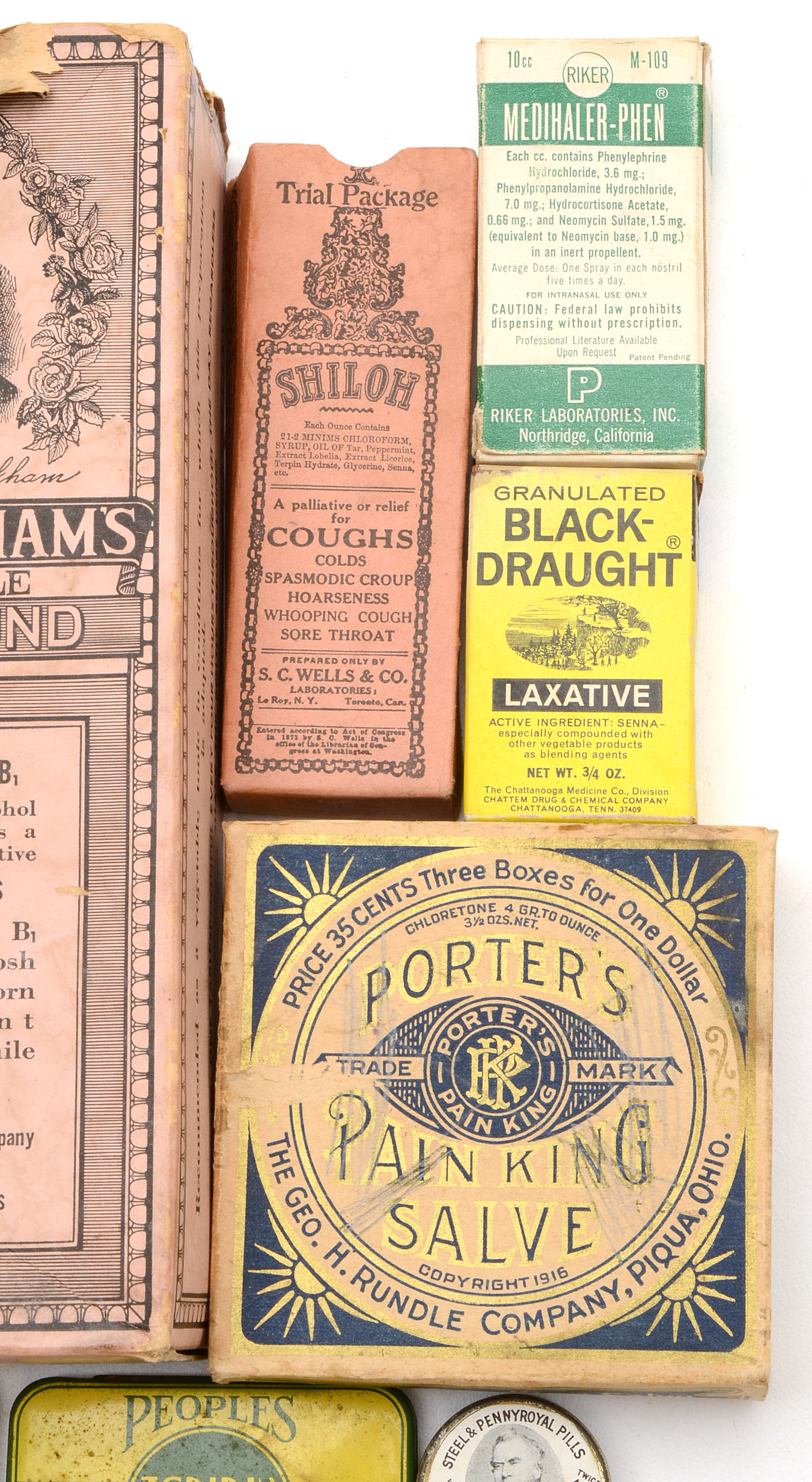 Group of Antique and Vintage Medicinal Advertising