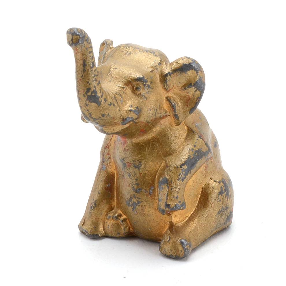 Crane & Breed Casket Company Elephant Paperweight