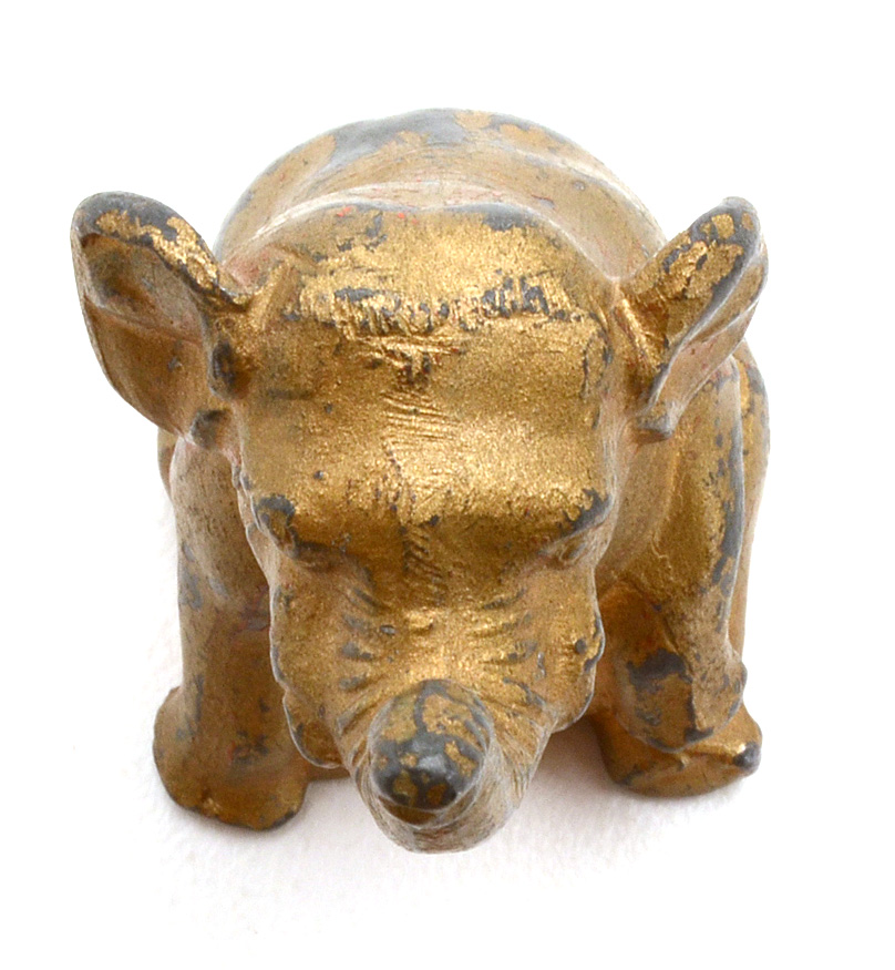 Crane & Breed Casket Company Elephant Paperweight