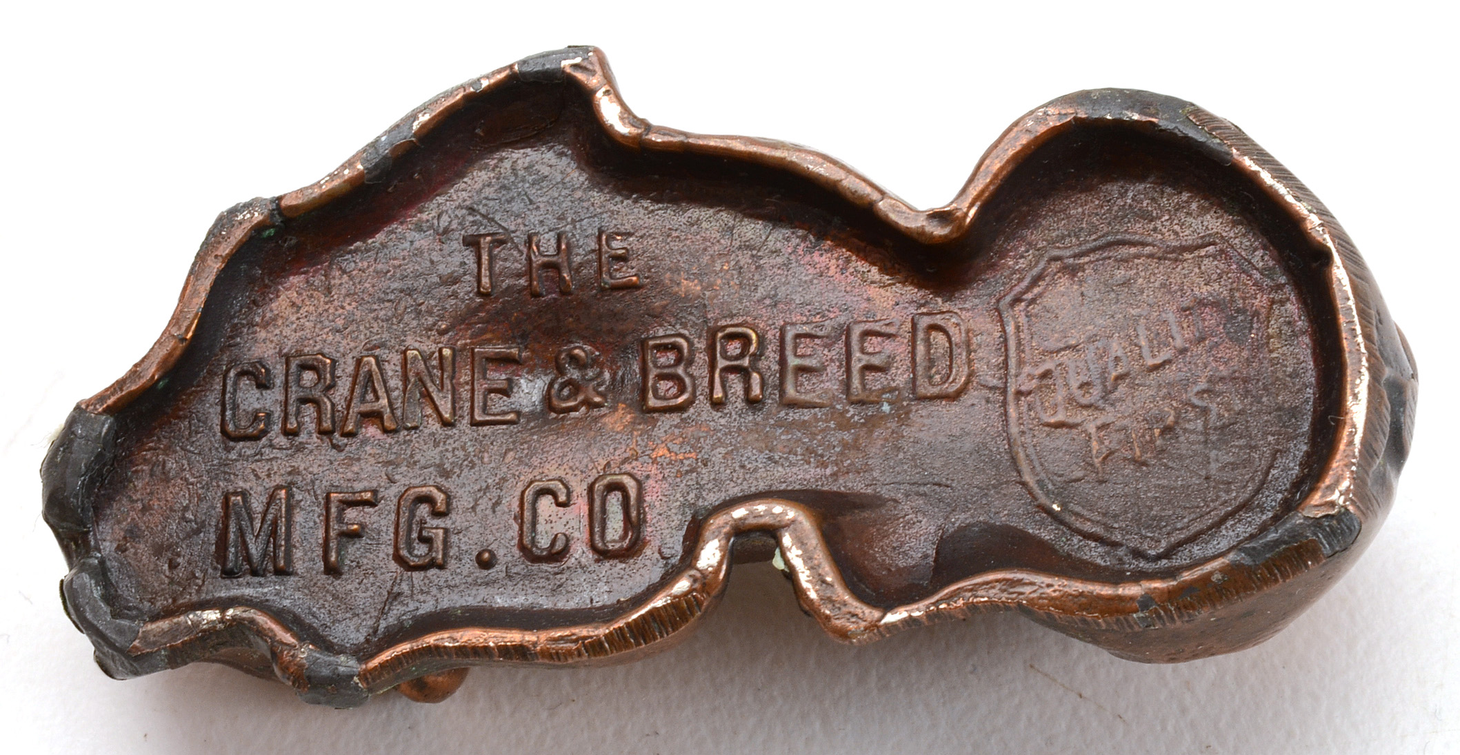 Crane & Breed Casket Company Bulldog Paperweight