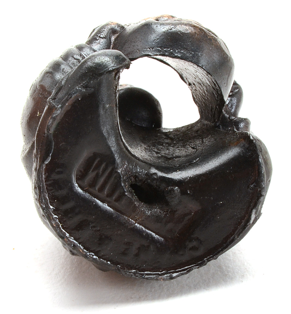 Antique Crane & Breed Casket Company Chinese Boy Paperweight