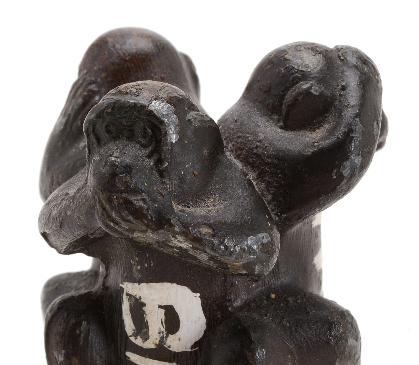 Crane & Breed Casket Co. Three Wise Monkeys Paperweight
