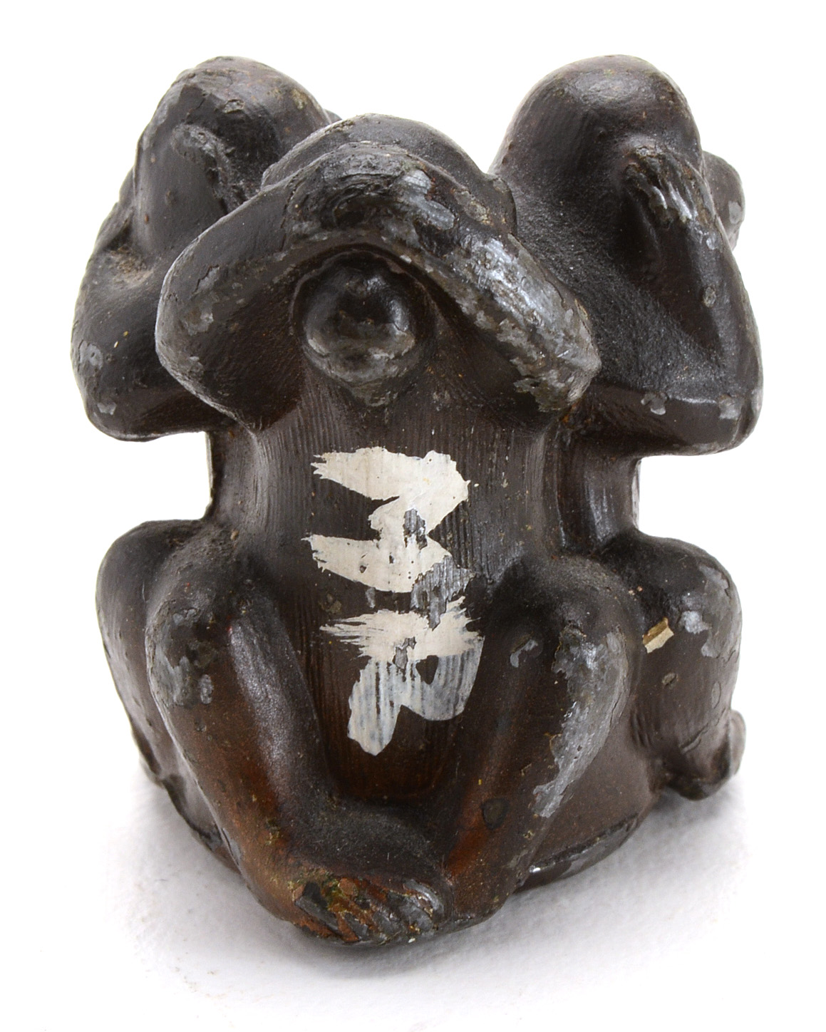 Crane & Breed Casket Co. Three Wise Monkeys Paperweight