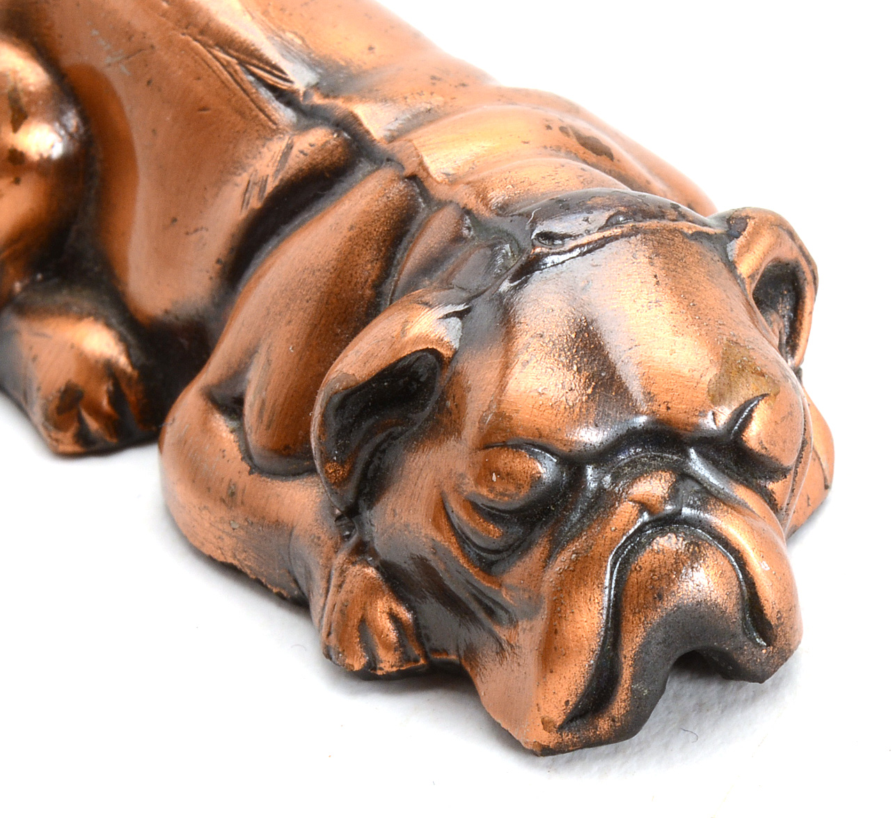 Crane & Breed Casket Company Bulldog Paperweight