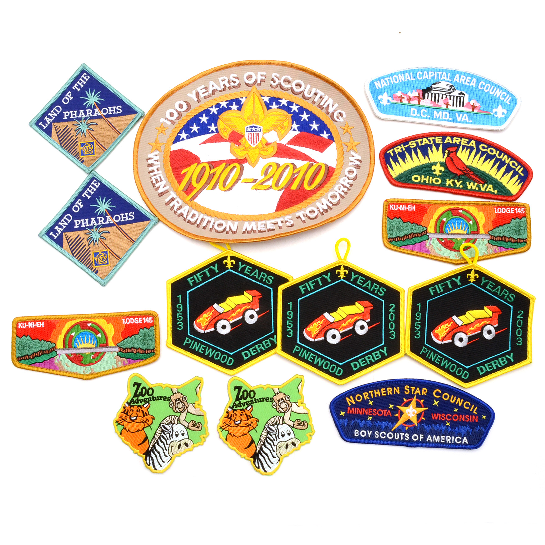 Collection of Boy Scout Iron-On Patches