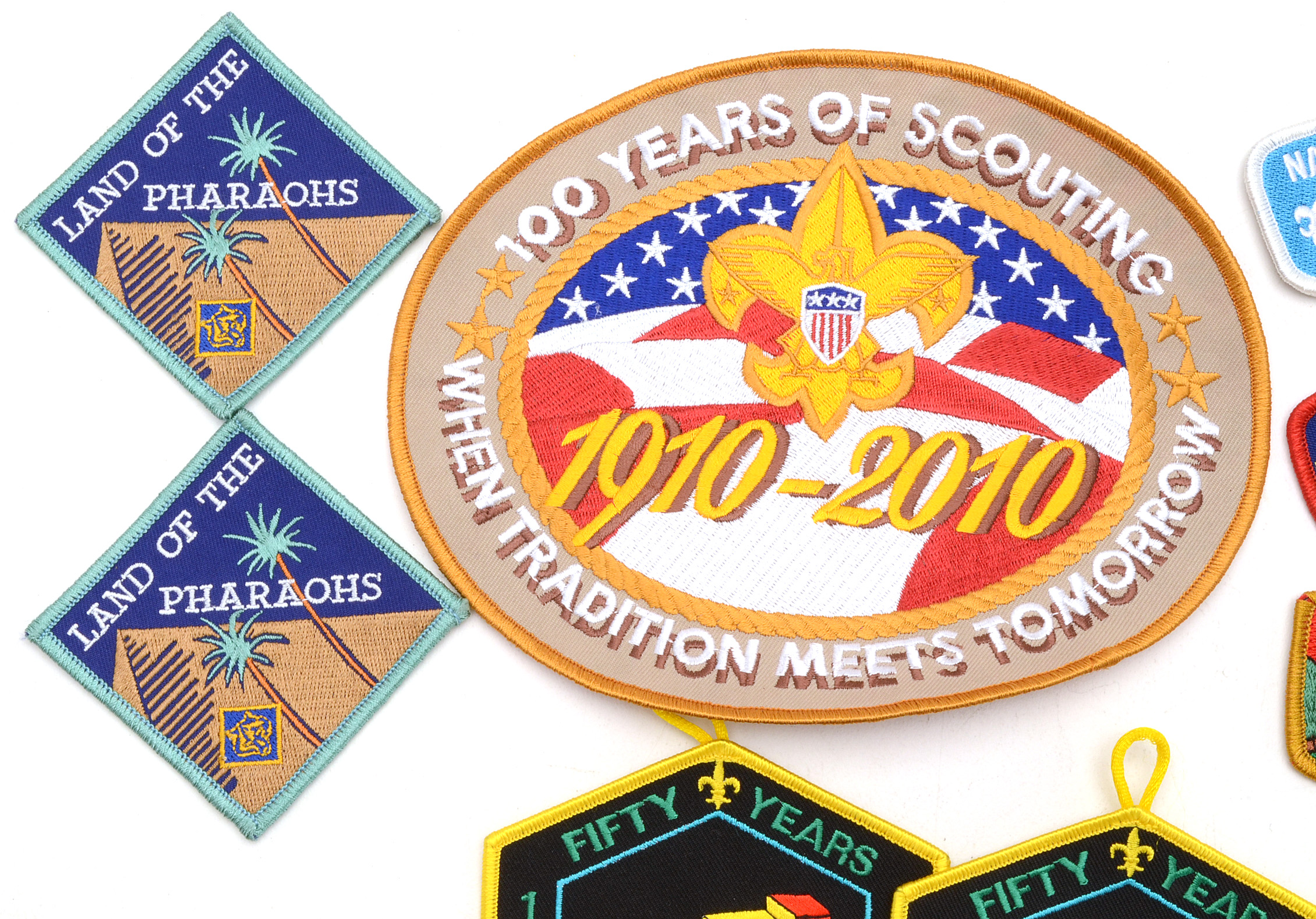 Collection of Boy Scout Iron-On Patches