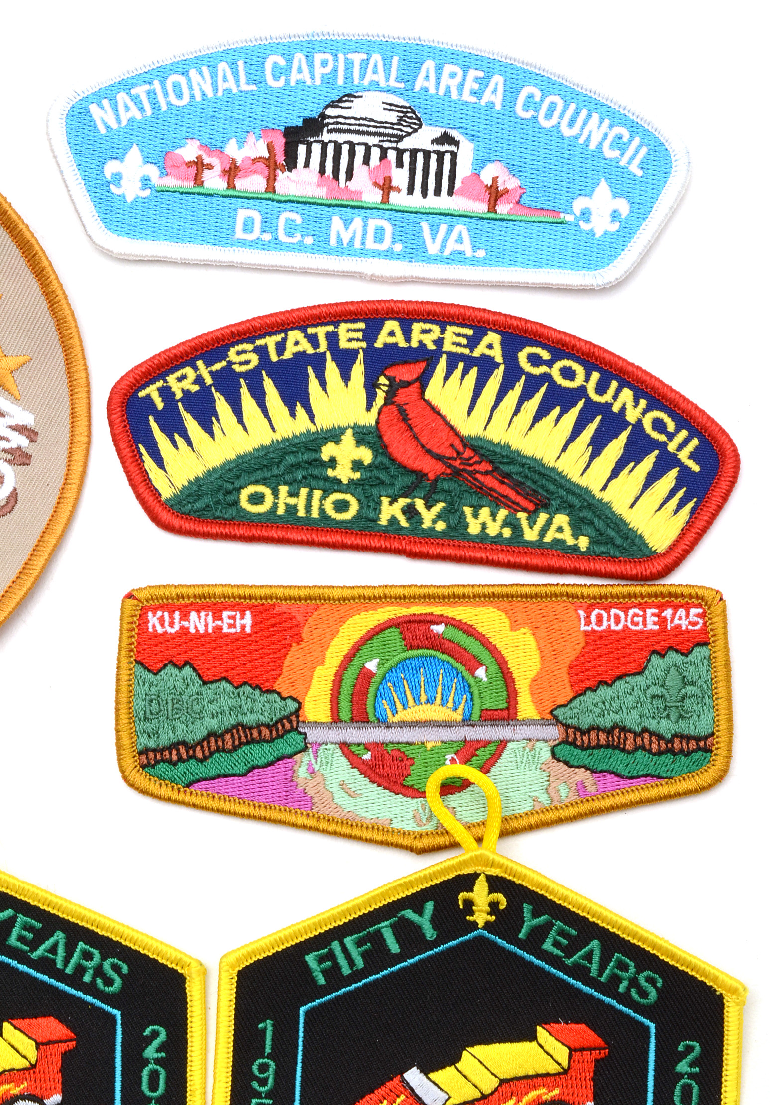 Collection of Boy Scout Iron-On Patches