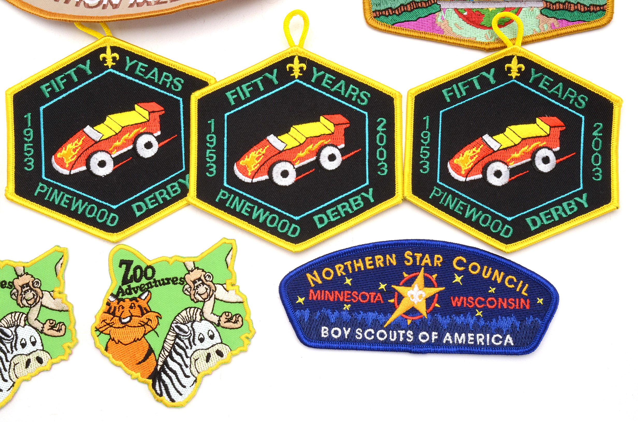 Collection of Boy Scout Iron-On Patches