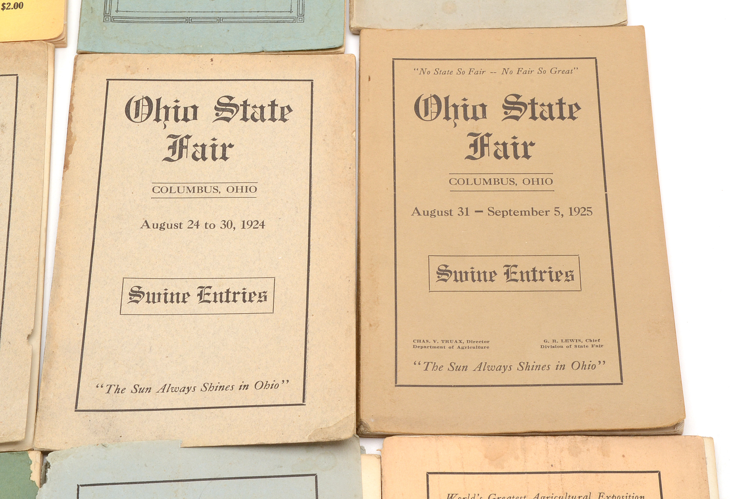 Vintage Ohio State Fair Ephemera and Earth Worm Farming Booklet