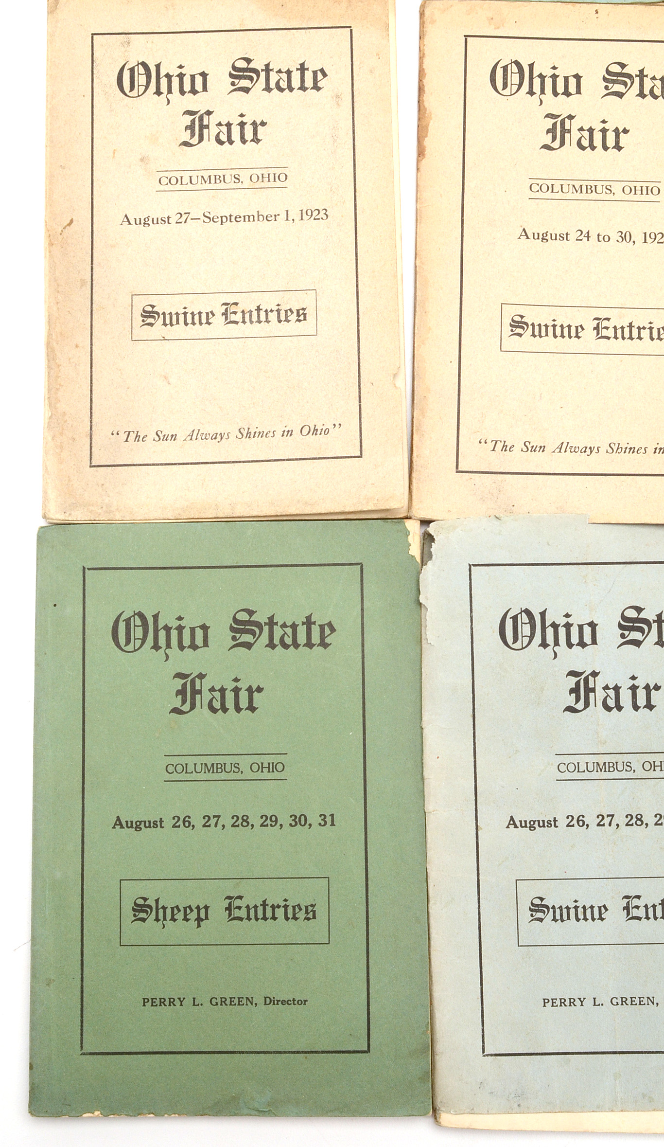Vintage Ohio State Fair Ephemera and Earth Worm Farming Booklet