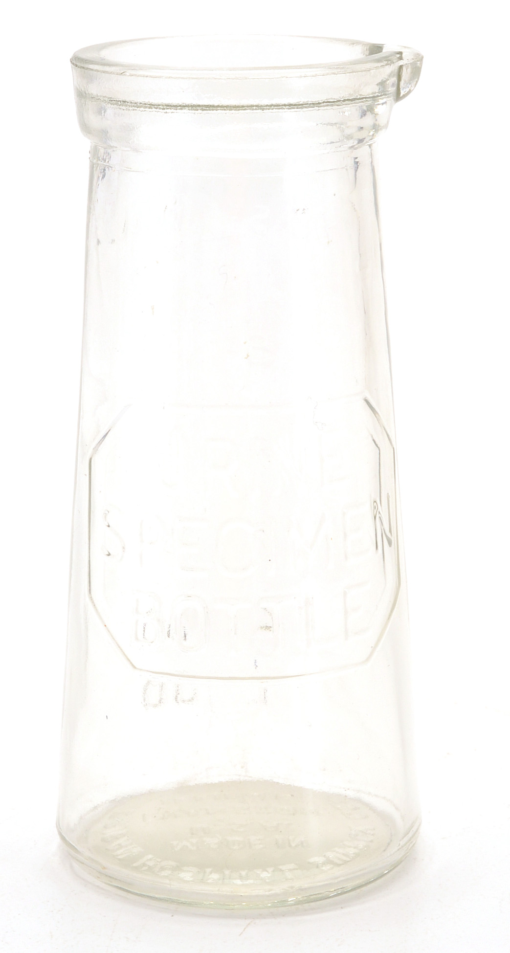 Pair of Vintage Glass Urine Specimen Bottles