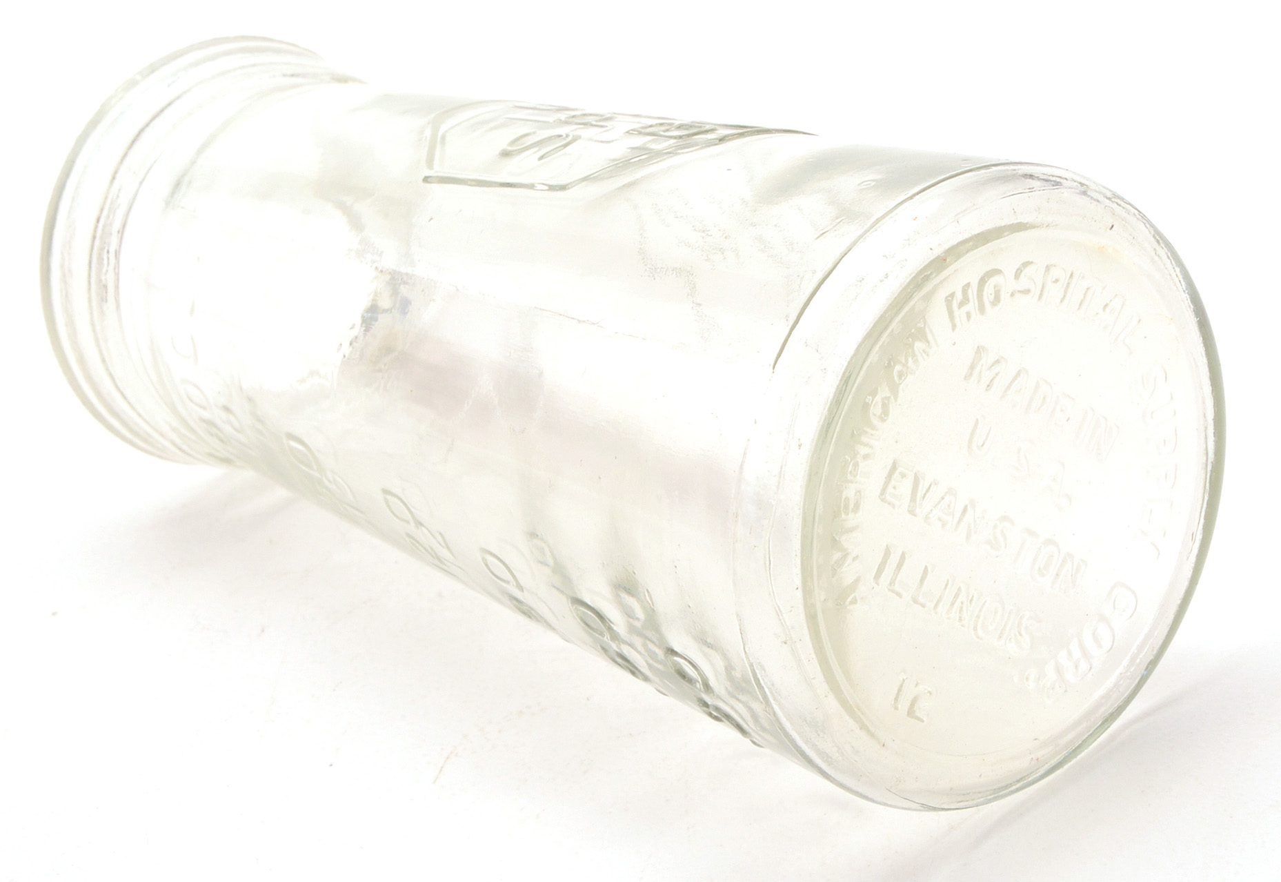 Pair of Vintage Glass Urine Specimen Bottles