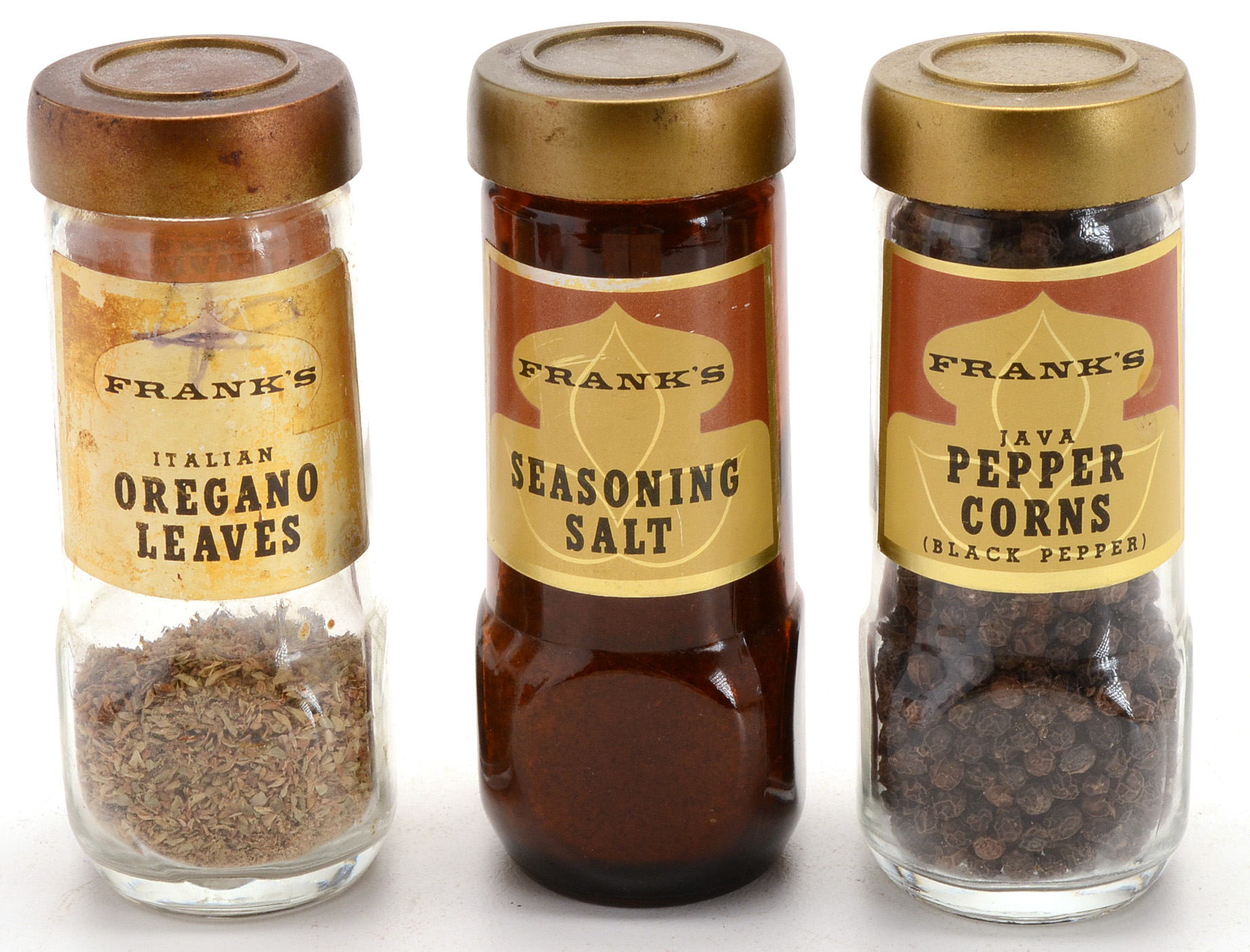 Large Collection of Vintage Frank's Tea & Spice Co. Products