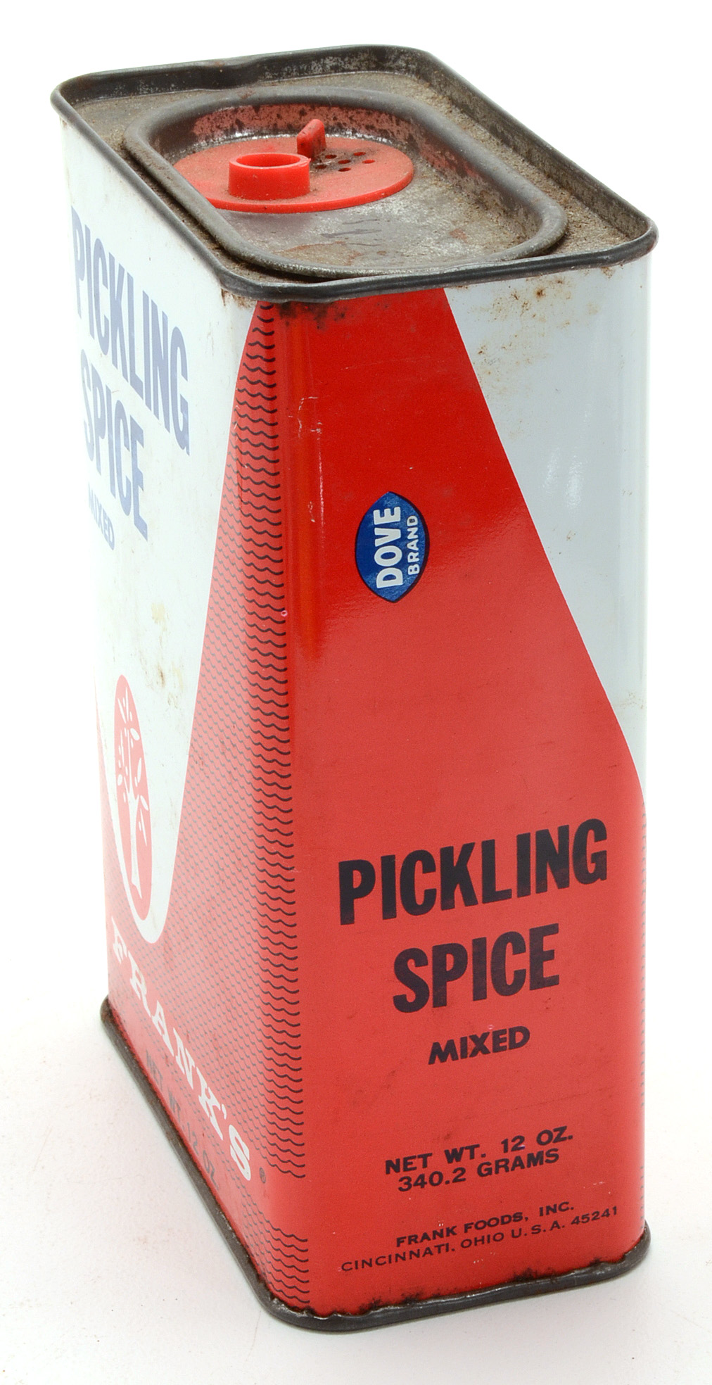 Three Large Frank's Spice & Tea Co. Tins