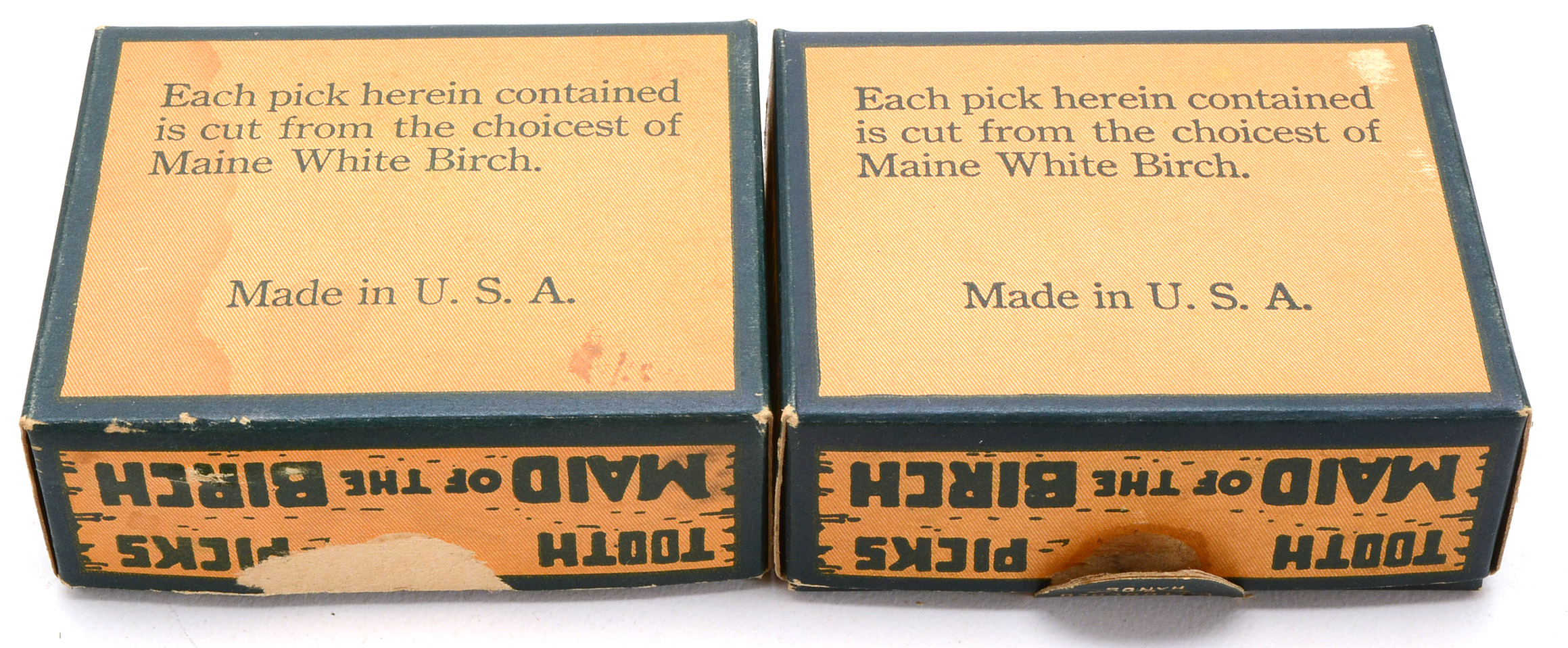 Collection of Vintage Toothpicks in Original Packaging