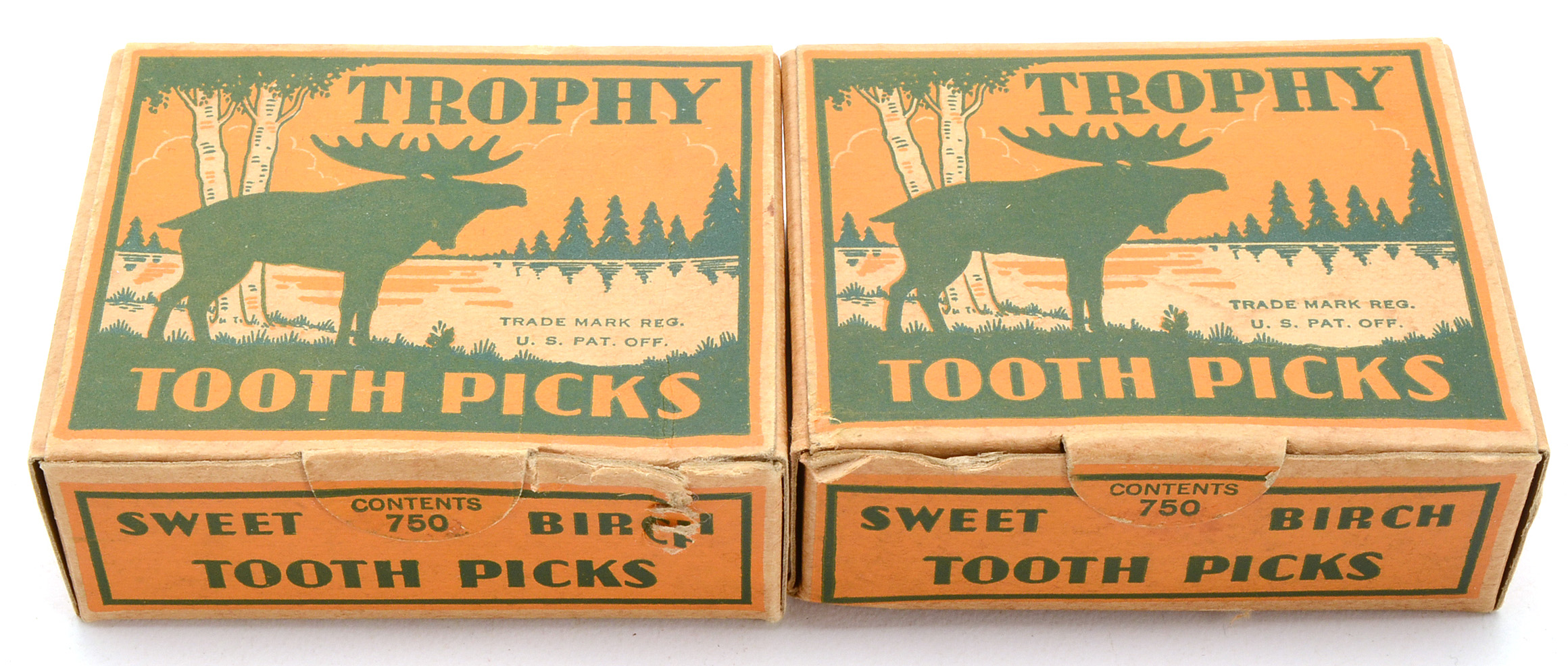 Collection of Vintage Toothpicks in Original Packaging