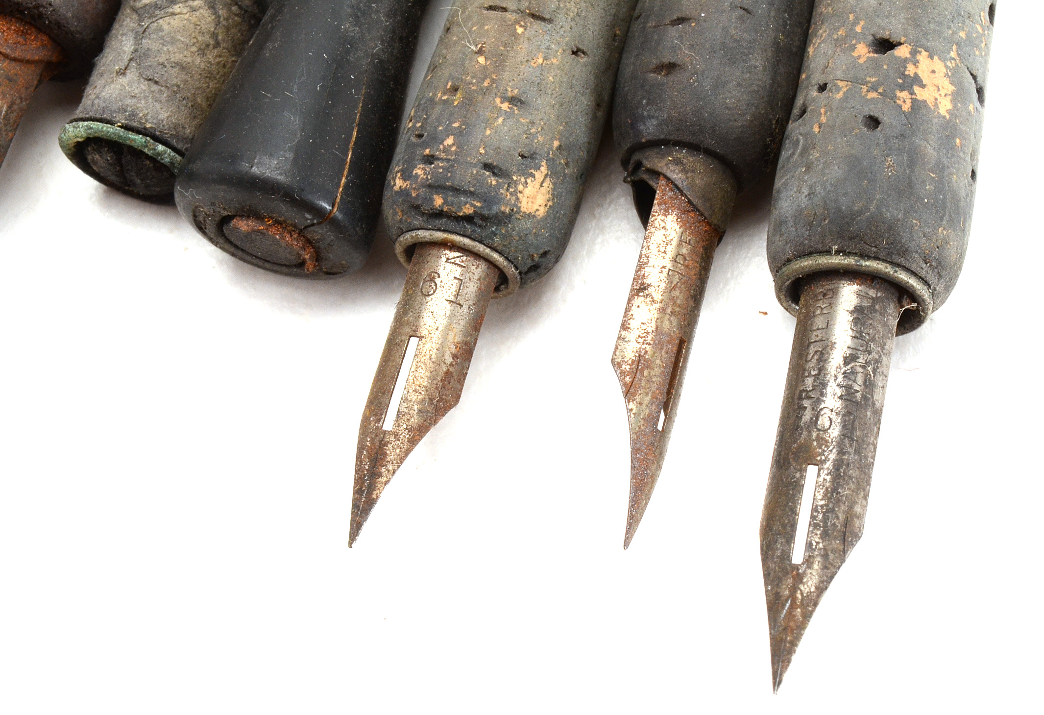 Collection of Nine Vintage Fountain Pens