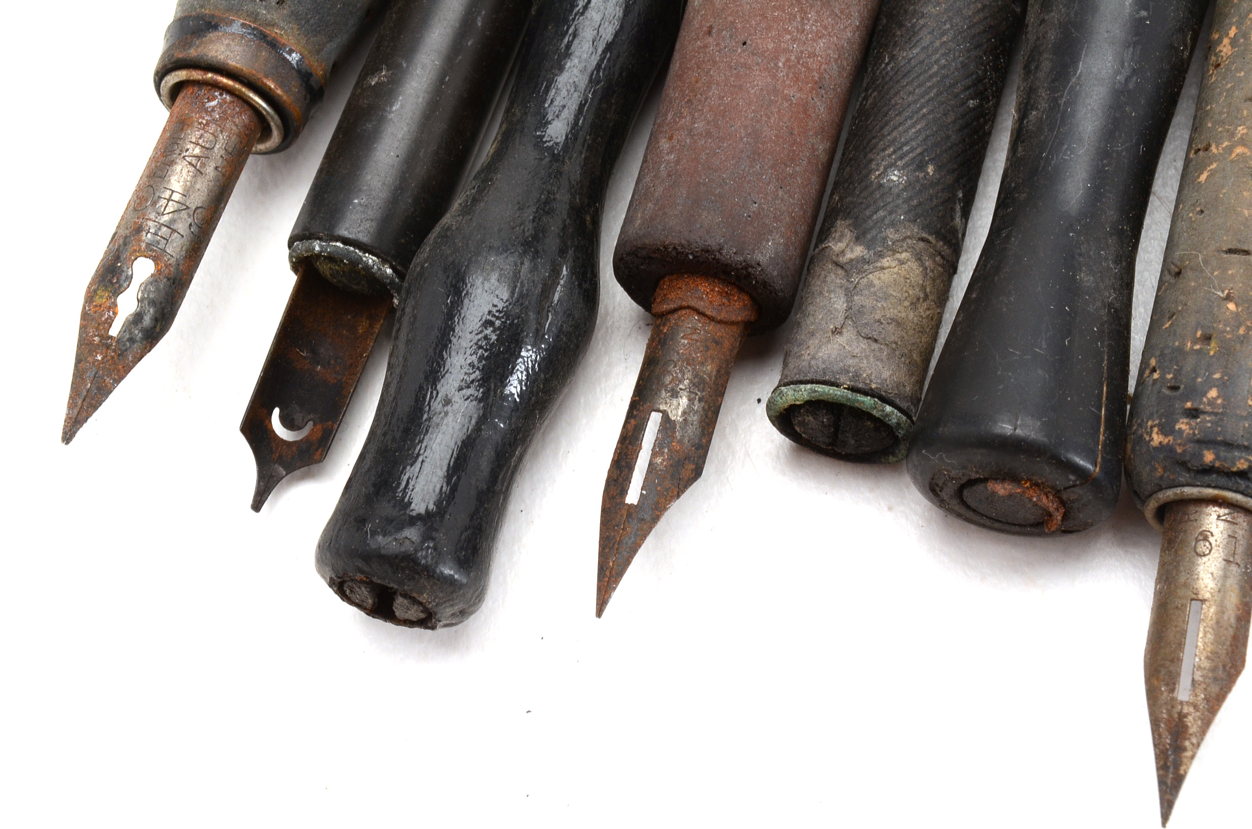 Collection of Nine Vintage Fountain Pens
