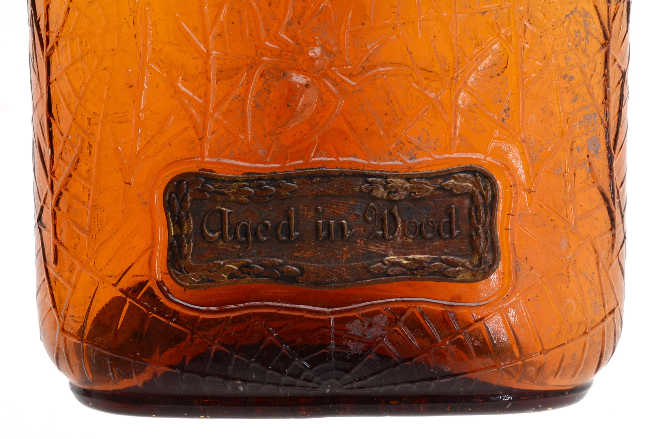 Pair of Antique Whiskey Bottles from Frankfort Distillery