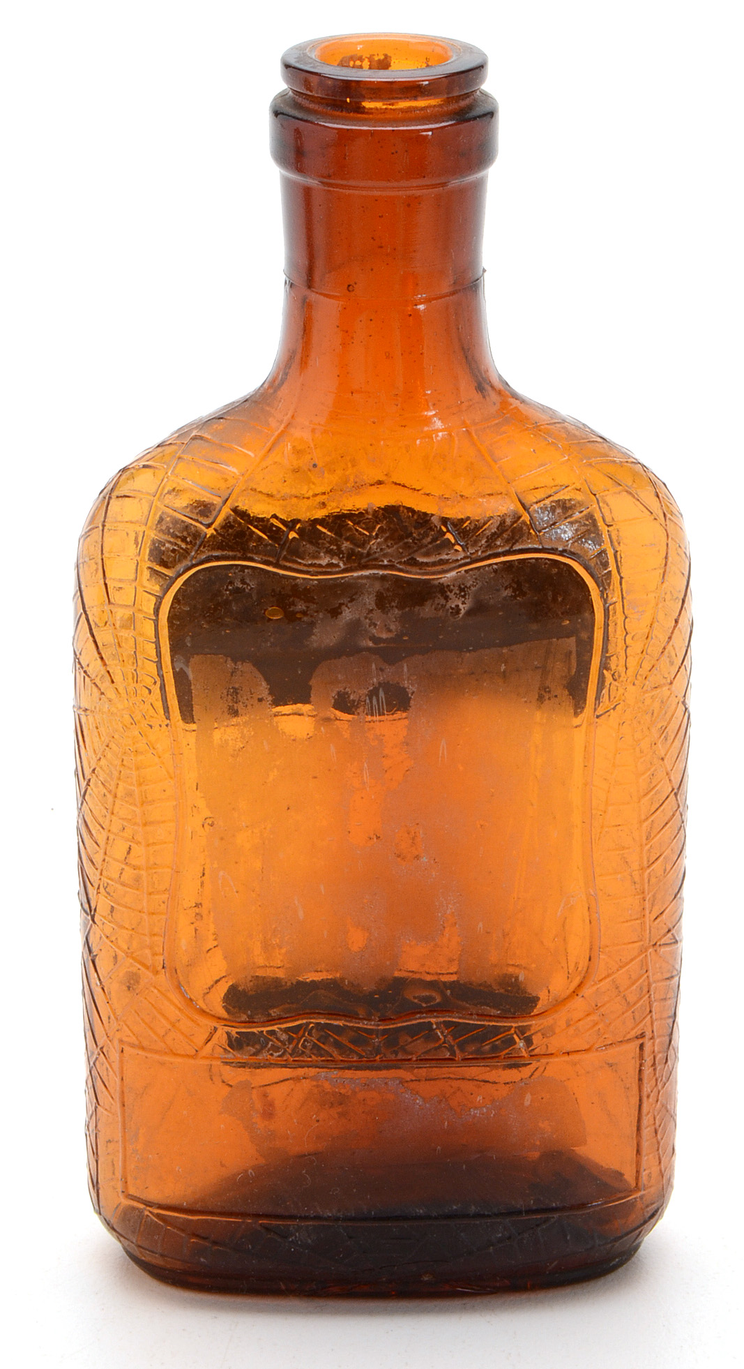 Pair of Antique Whiskey Bottles from Frankfort Distillery