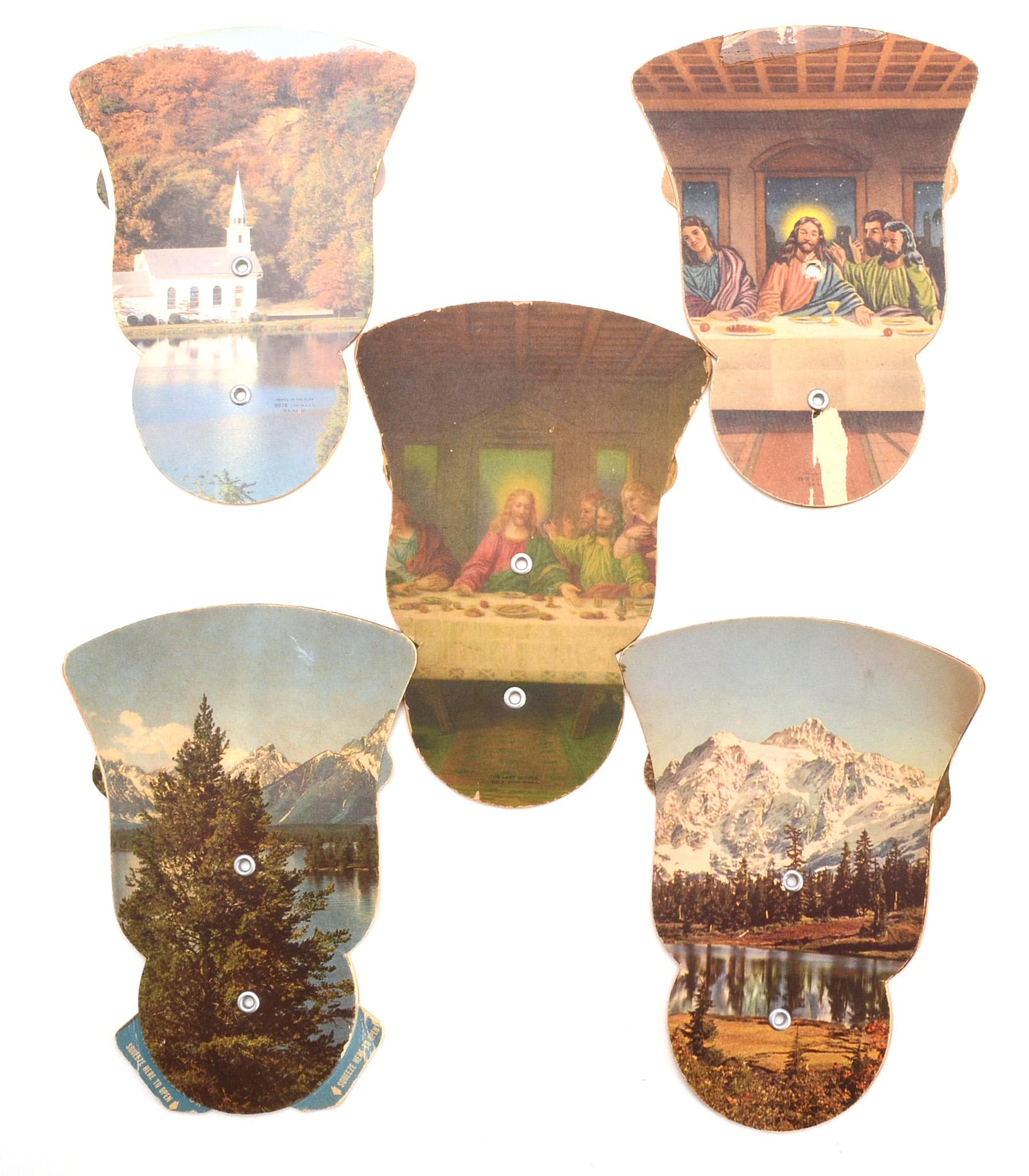 Five Panoramic Funeral Home Fans