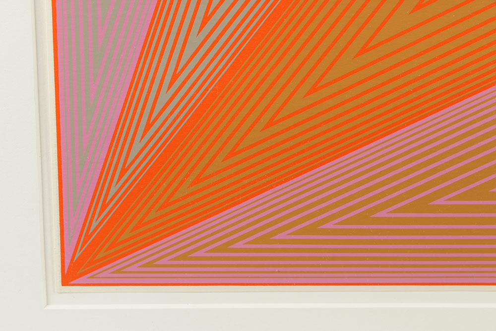 Richard Anuszkiewicz Limited Edition Serigraph on Paper "Inward Eye"