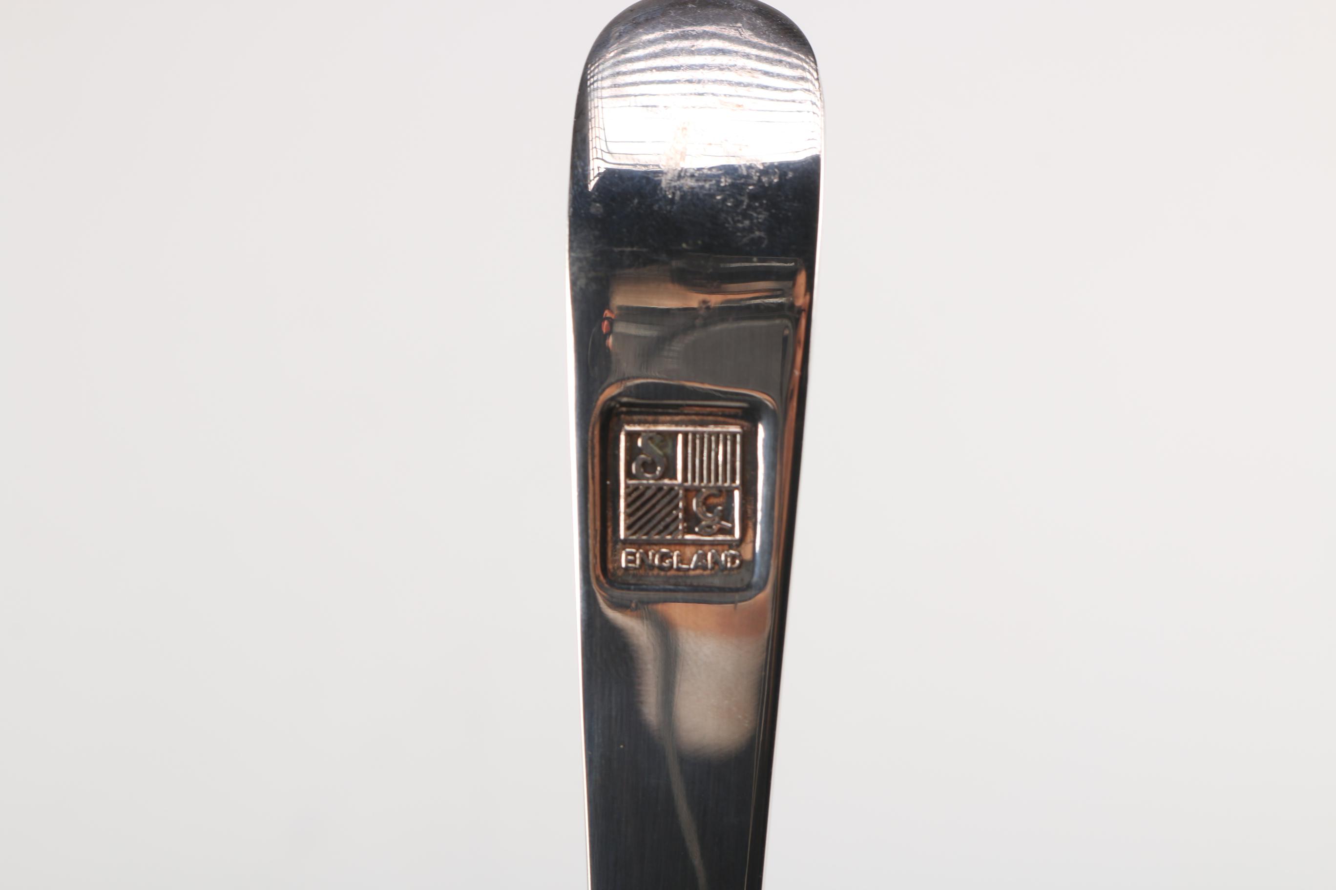 English Candle Snuffer and International Stainless "Wild Rose" Knife