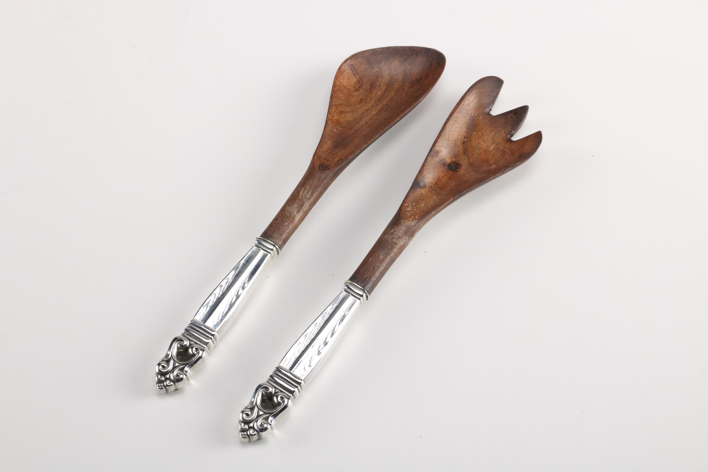 International Silver Co "Royal Danish" Salad Set and More