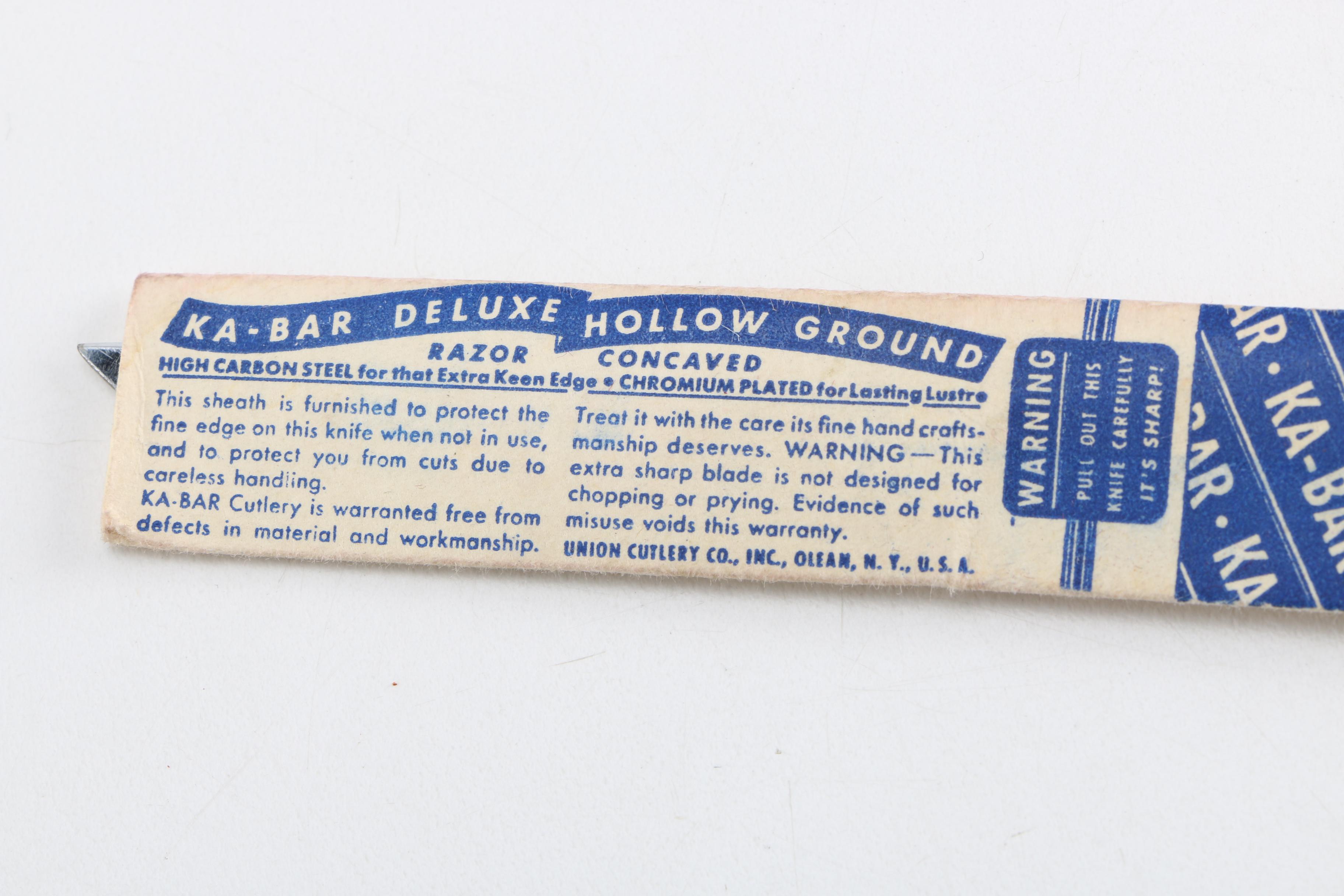 Kabar Vintage Boxed Knife Set Circa 1960