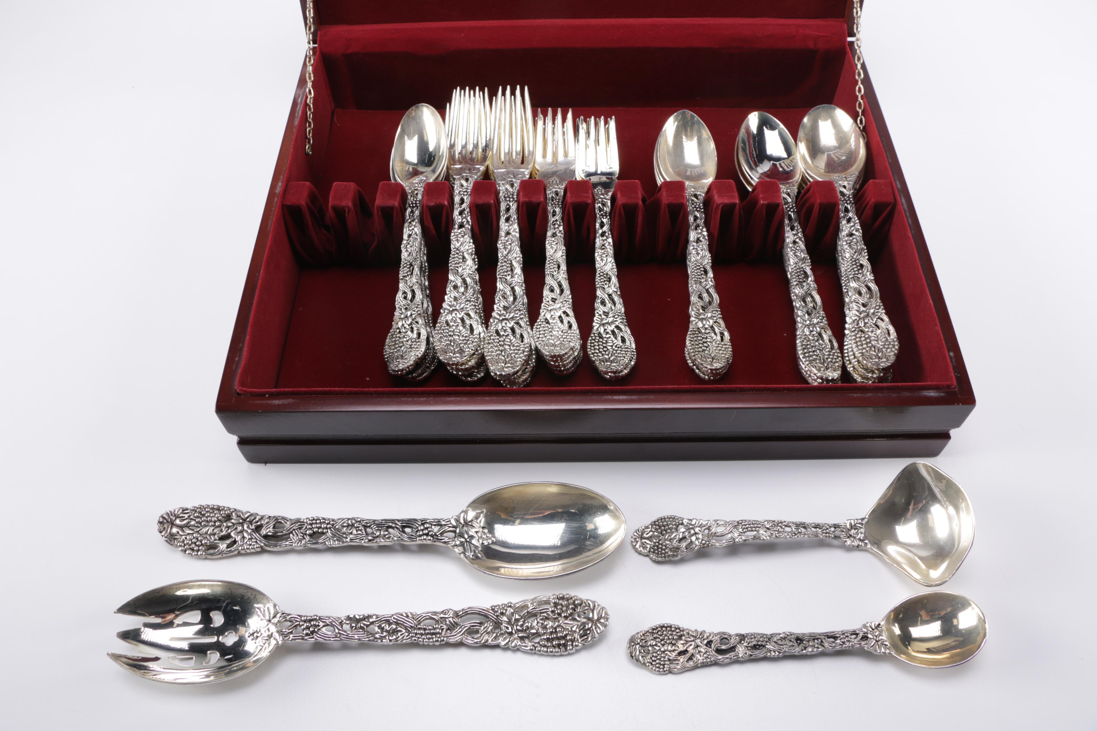 Godinger Silver Plate "Vineyard" Flatware