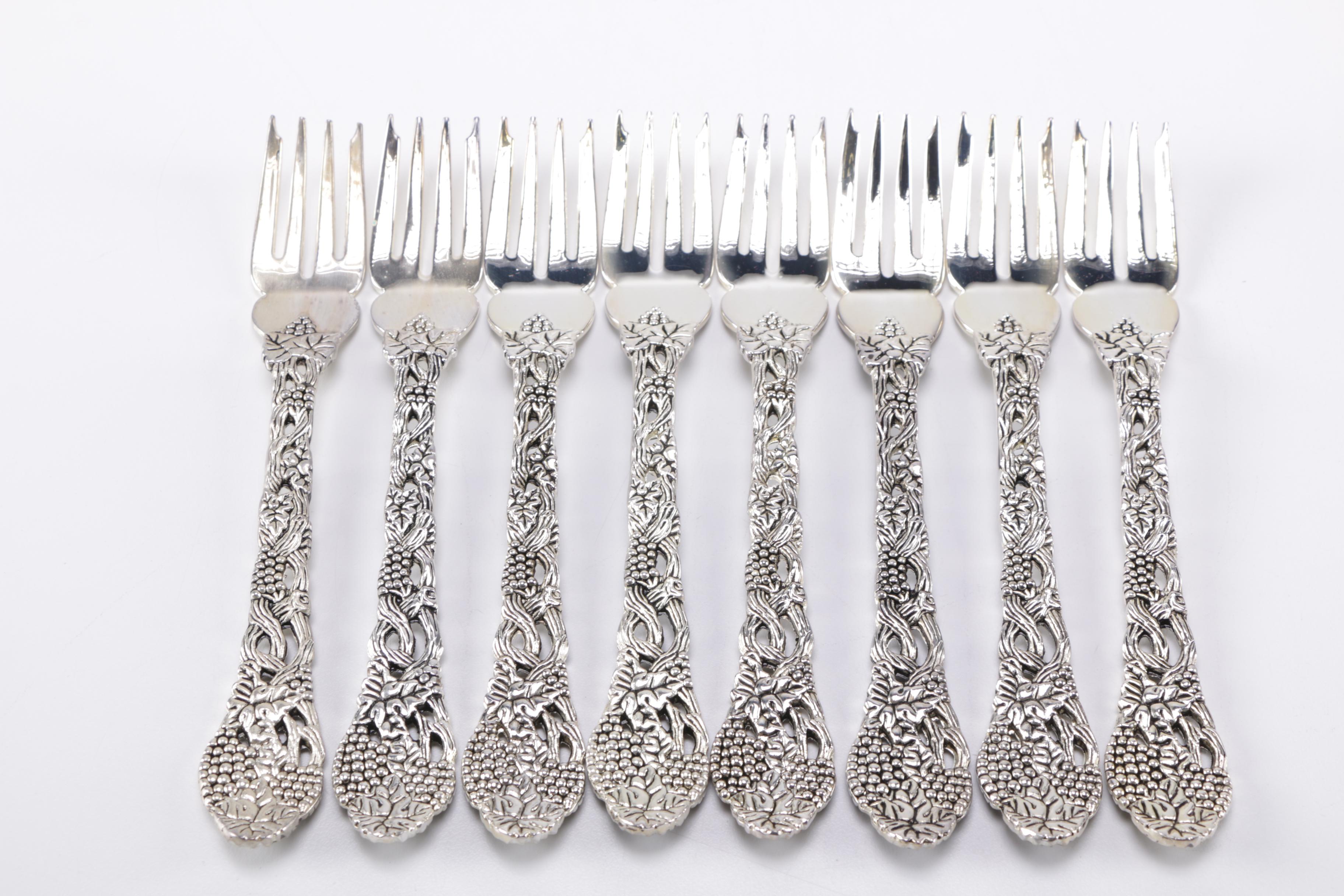 Godinger Silver Plate "Vineyard" Flatware